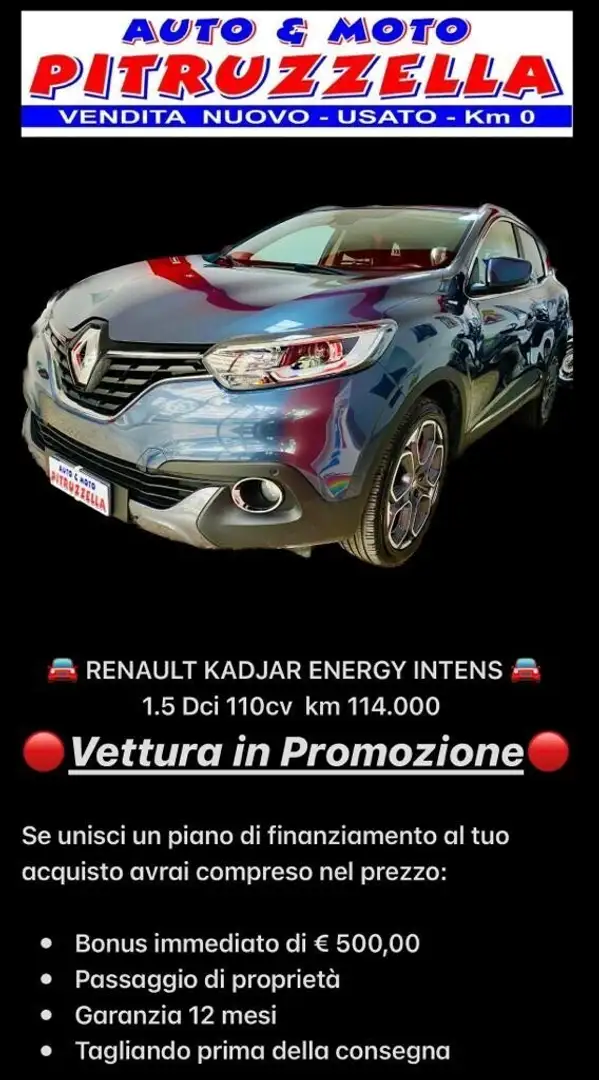 Renault Kadjar dCi 8V 110CV Energy Intens Blu/Azzurro - 2