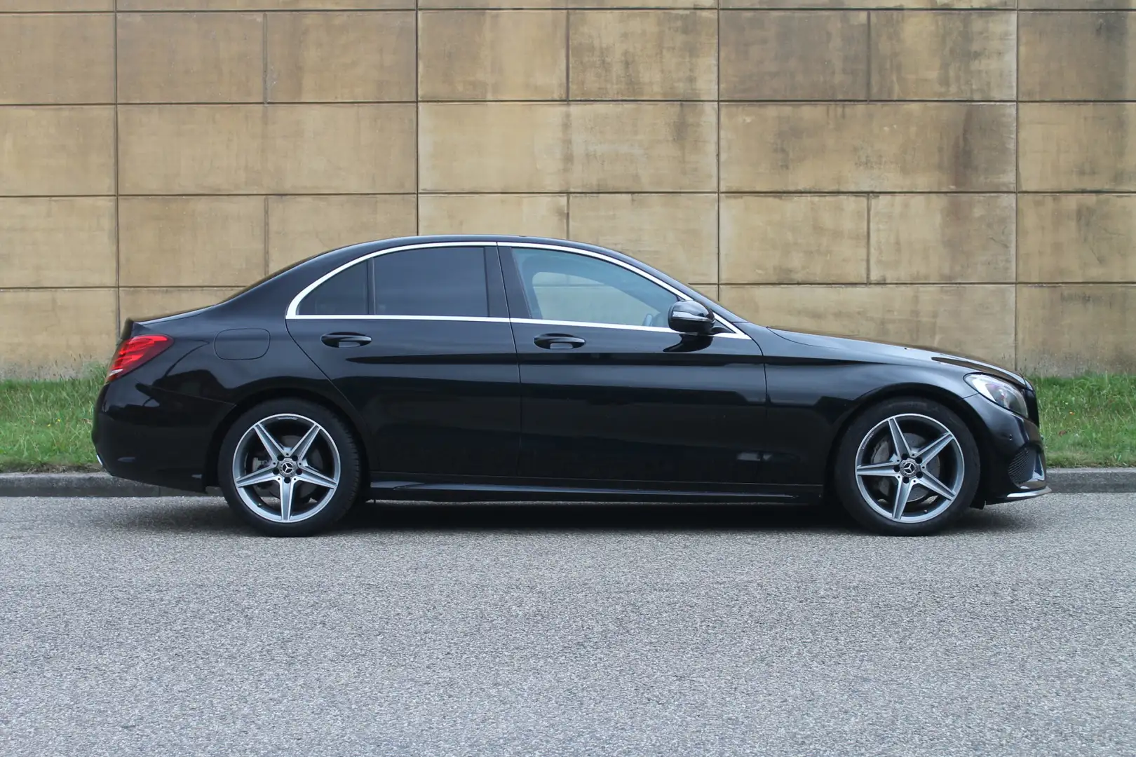 Mercedes-Benz C 180 CDI AMG pakket Zwart - 2