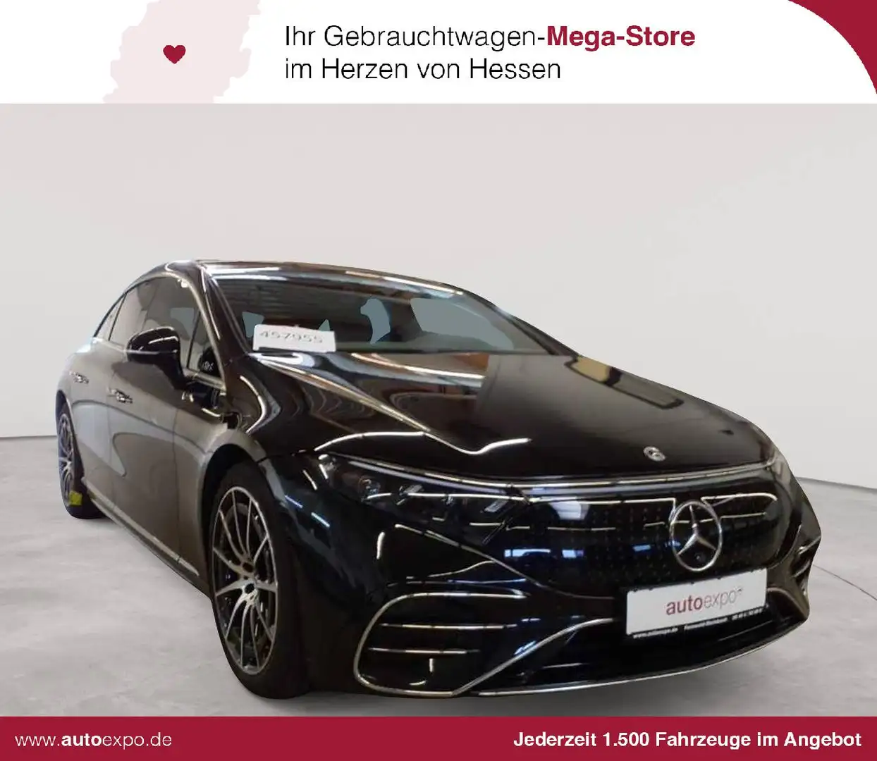 Mercedes-Benz 450 EQS 450+ AMG PANO PremiumP Sound MBUX Zwart - 1
