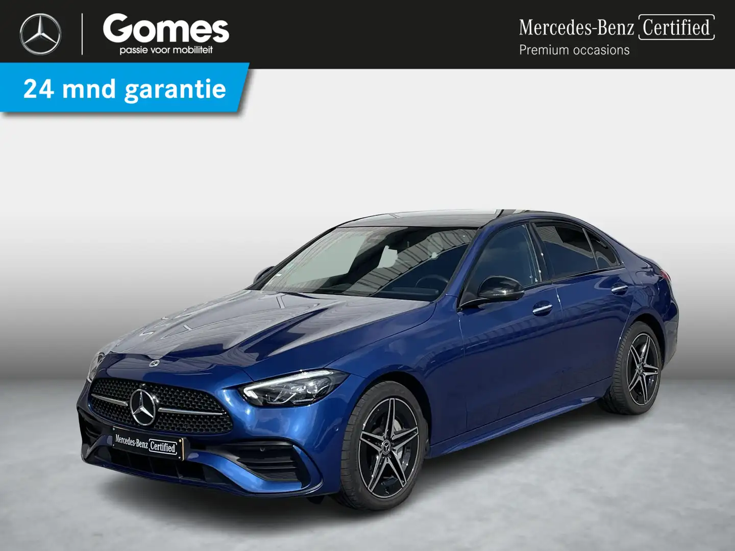 Mercedes-Benz C 300 e AMG Line | Nightpakket | Panoramadak | Blau - 1