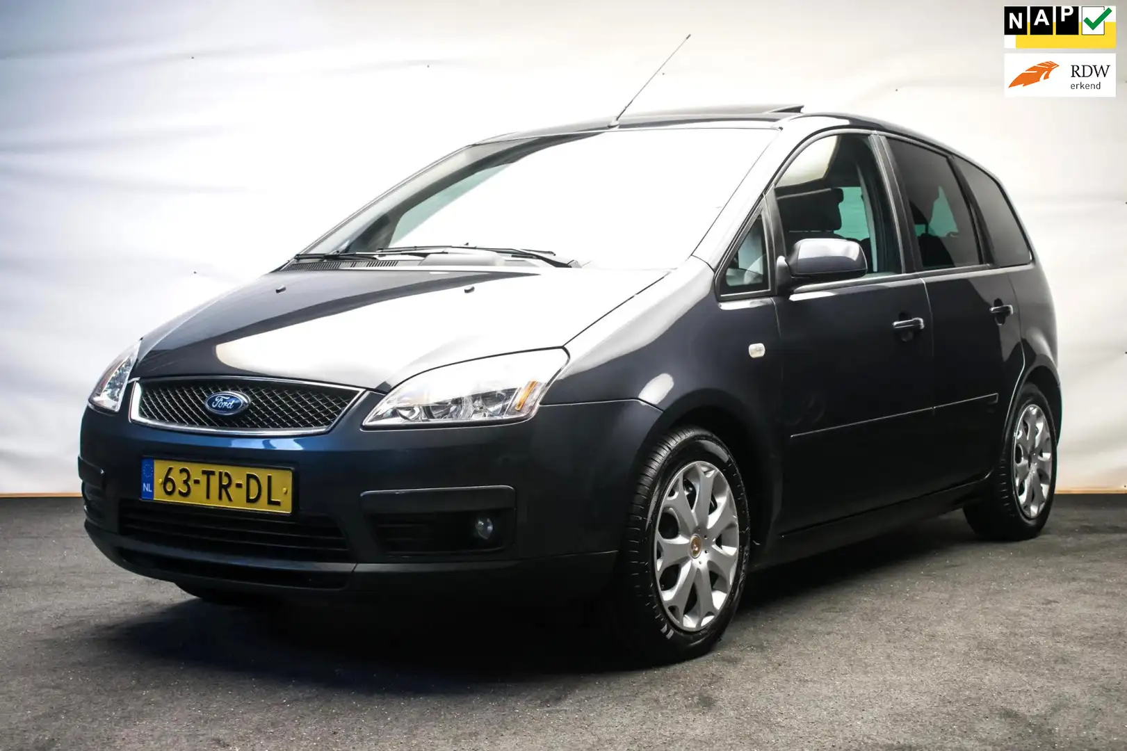 Ford Focus C-Max 1.6-16V Futura [ Schuifdak Trekhaak Distr-riem v.v Grijs - 1