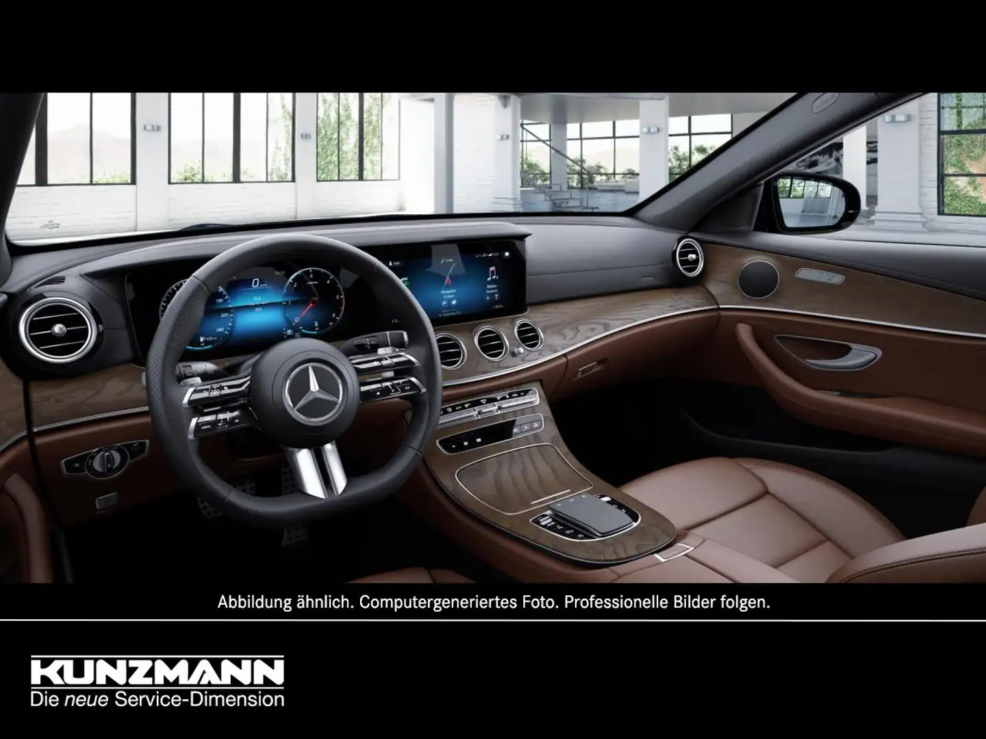 Mercedes-Benz E 400 d 4M T AMG Schiebedach Standheizung AHK Albastru - 2
