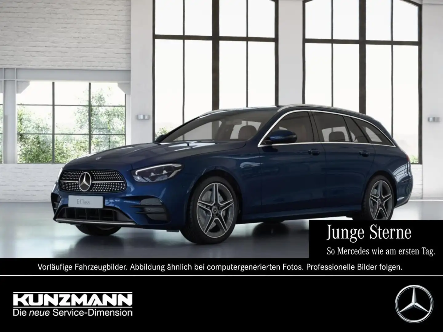 Mercedes-Benz E 400 d 4M T AMG Schiebedach Standheizung AHK Albastru - 1