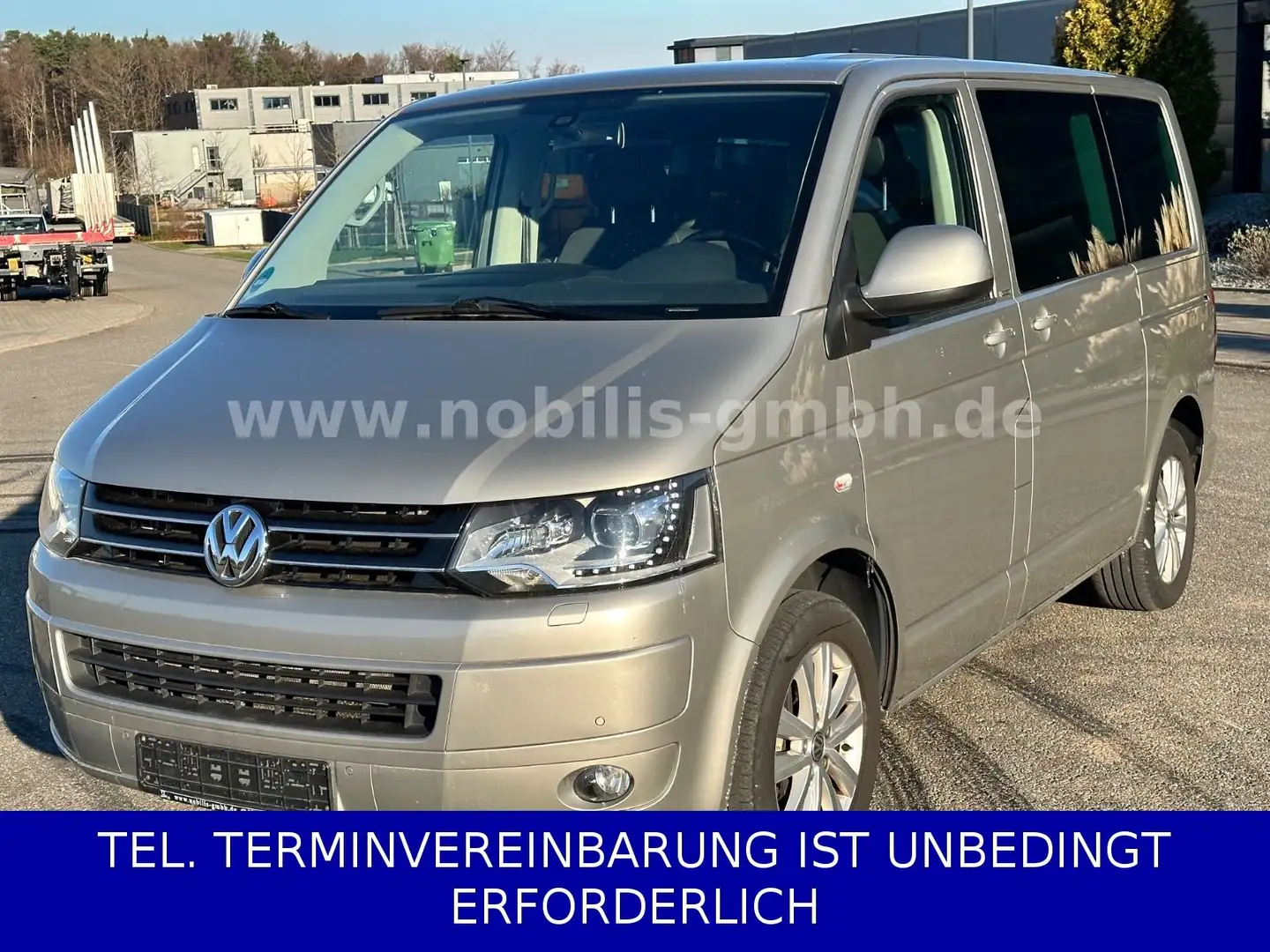 Volkswagen T5 Multivan T5 Bus Mulitvan Match Tauschmotor AHK 179 PS Beige - 2