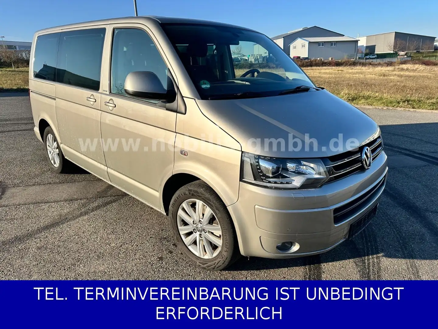 Volkswagen T5 Multivan T5 Bus Mulitvan Match Tauschmotor AHK 179 PS Beige - 1
