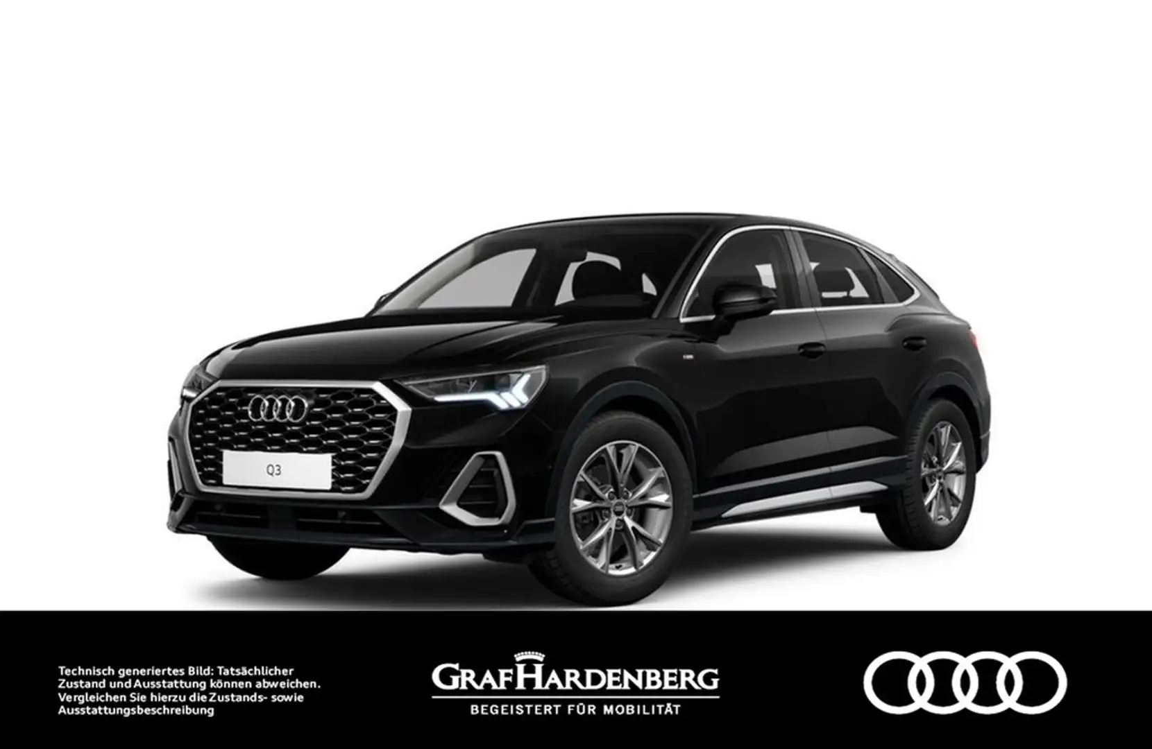 Audi Q3 Sportback 35 TDI S line Virt.Cockpit LED Navi Noir - 1