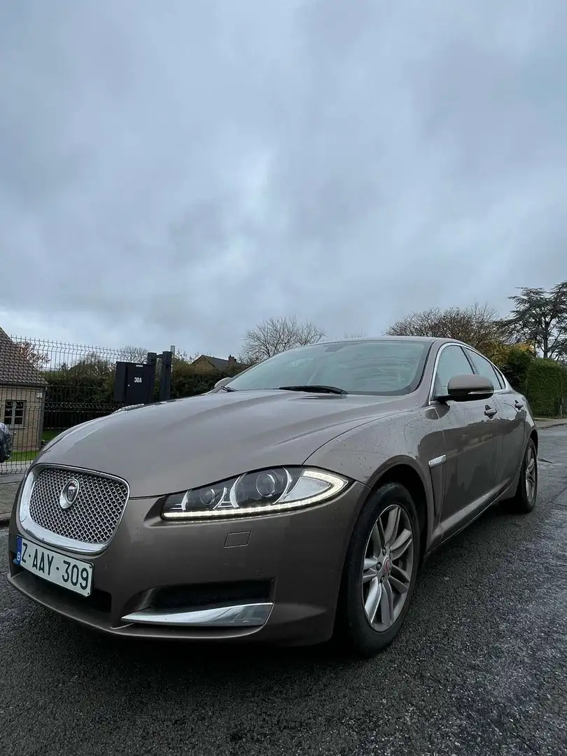 Jaguar XF BERLINE 2.2 D BVA-8 PRESTIGE ÉDITION Bej - 1