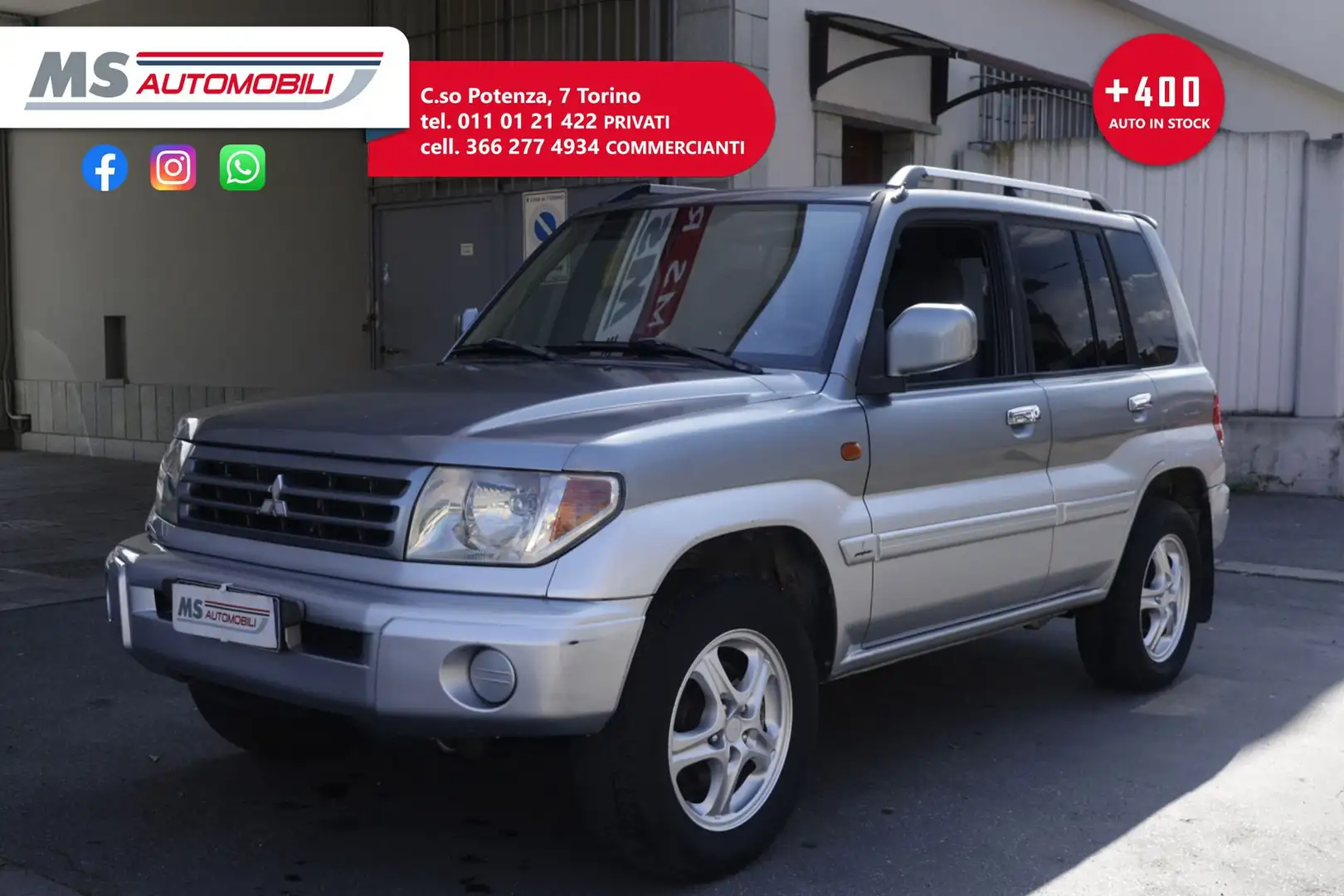Mitsubishi Pajero Pinin Mitsubishi Pajero Pinin 1.8 16V MPI 5 porte Unico Gri - 1
