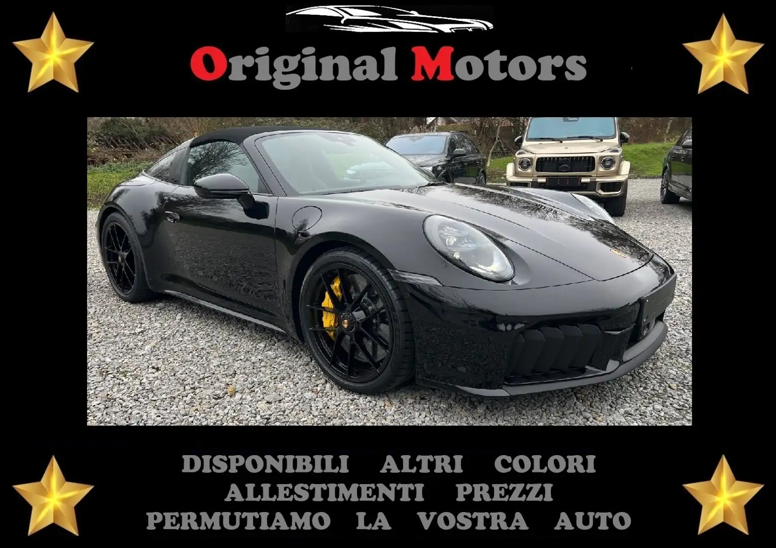 Porsche 992 911 Targa 3.6 4 GTS auto/CERAMIC/CHRONO/MATRIX/360 Nero - 1