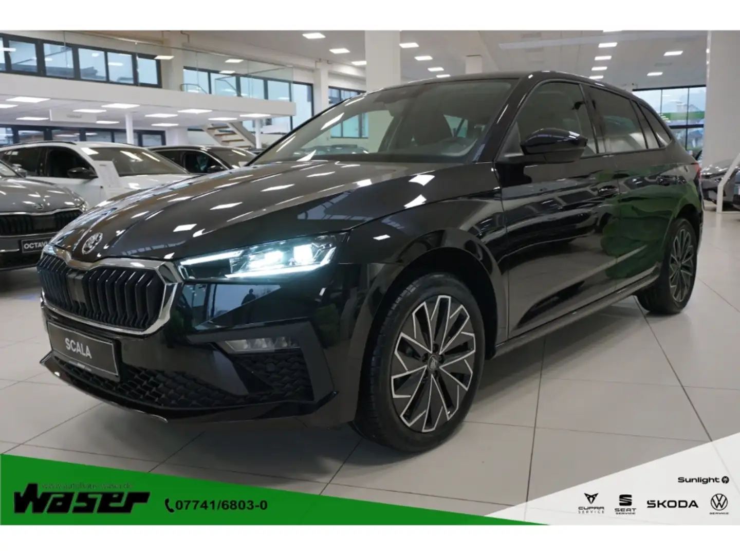 Skoda Scala 1.0 TSI Tour DSG Navi ACC Matrix Dig.Cockp. SHZ PD Schwarz - 1