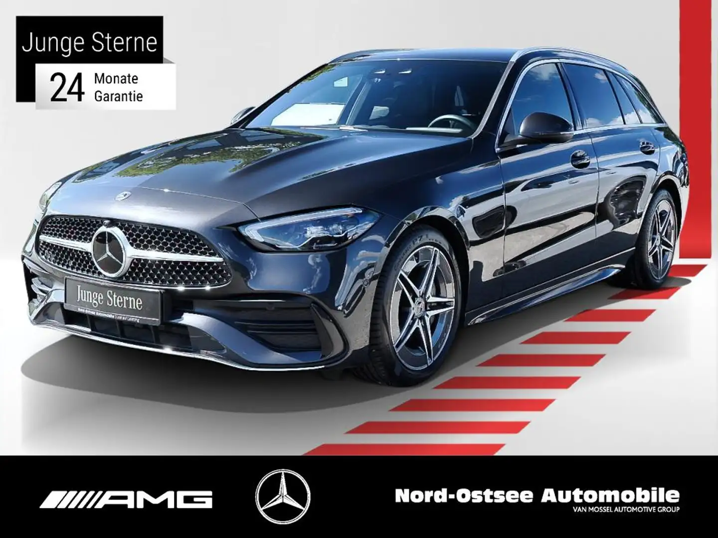 Mercedes-Benz C 220 d T AMG ADV. DISTRO 9G KAMERA LED NAV SHZ Grau - 1