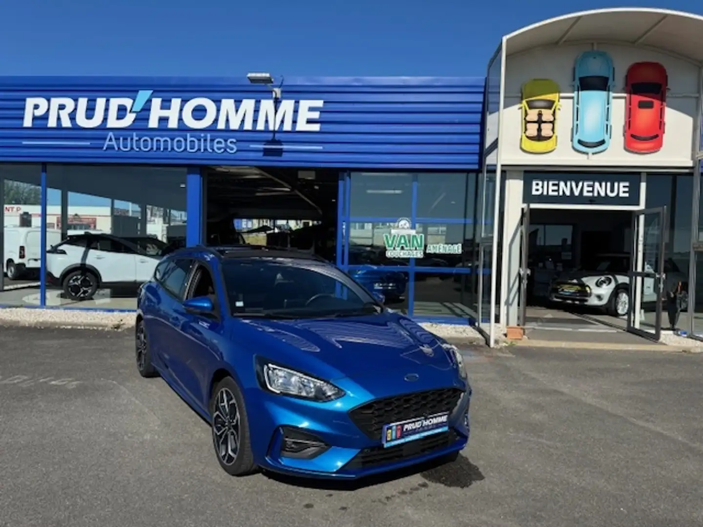 Ford Focus 1.5 ECOBOOST 150CH ST-LINE TOIT OUVRANT Bleu - 1