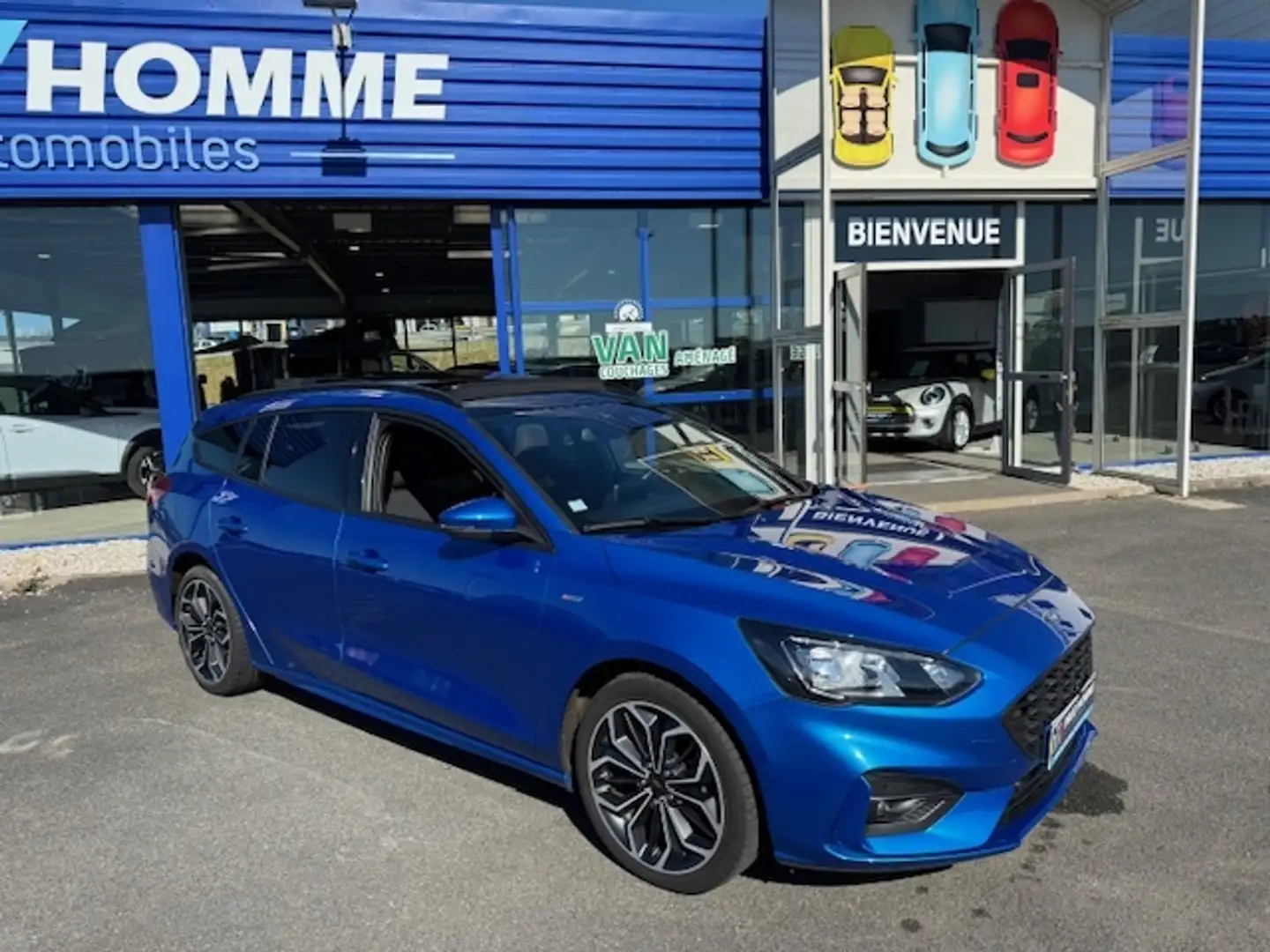 Ford Focus 1.5 ECOBOOST 150CH ST-LINE TOIT OUVRANT Bleu - 2