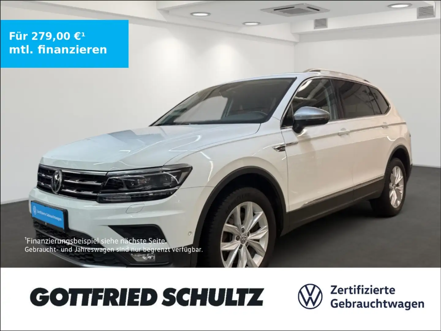 Volkswagen Tiguan Allspace 2.0 TDI 4Motion DSG HIGHLINE KAMERA VIRTUAL AHK NA Wit - 1