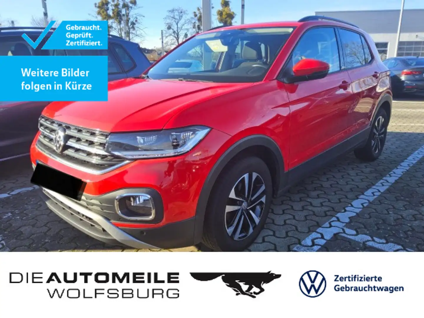 Volkswagen T-Cross 1.0 TSI United ACC/Einparkhi/Multilenk Rot - 1