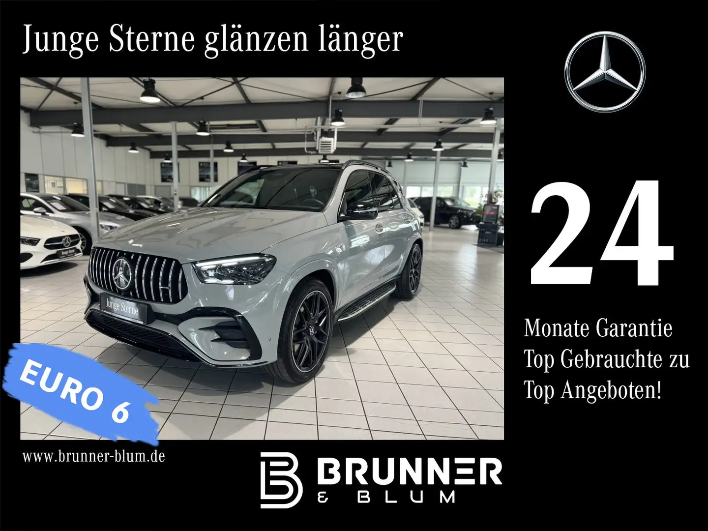Mercedes-Benz GLE 53 AMG GLE 53 AMG 4M AHK/Night/22"/360°/Pano/Burmester Grigio - 1