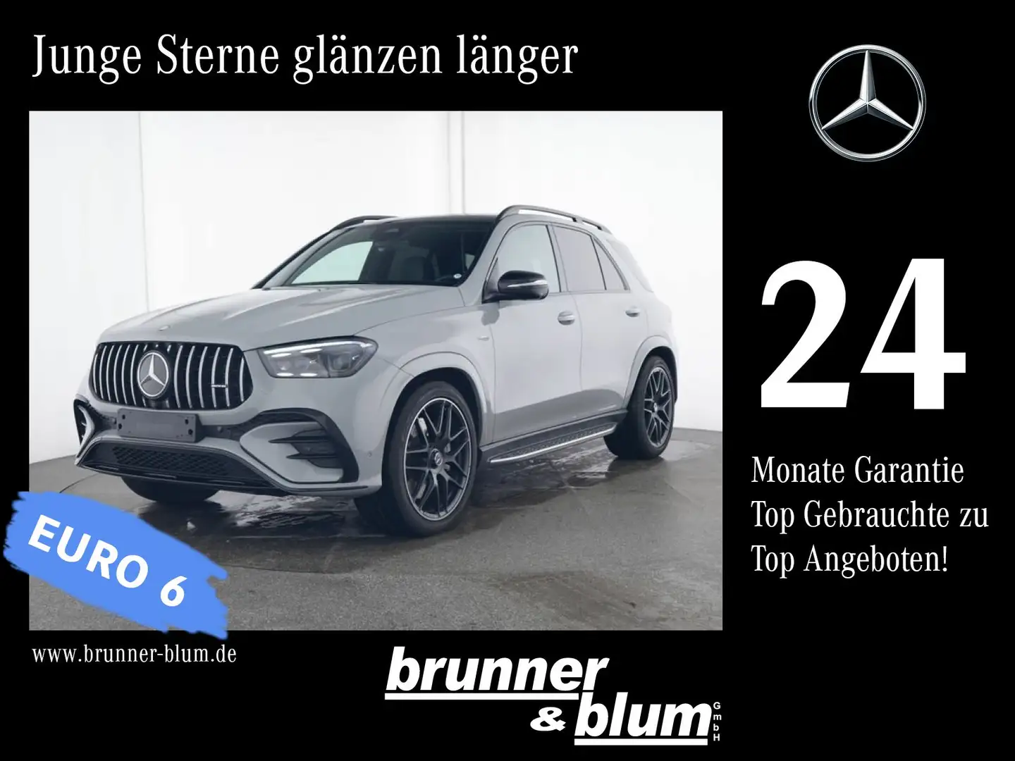 Mercedes-Benz GLE 53 AMG GLE 53 AMG 4M AHK/Night/22"/360°/Pano/Burmester Gris - 1