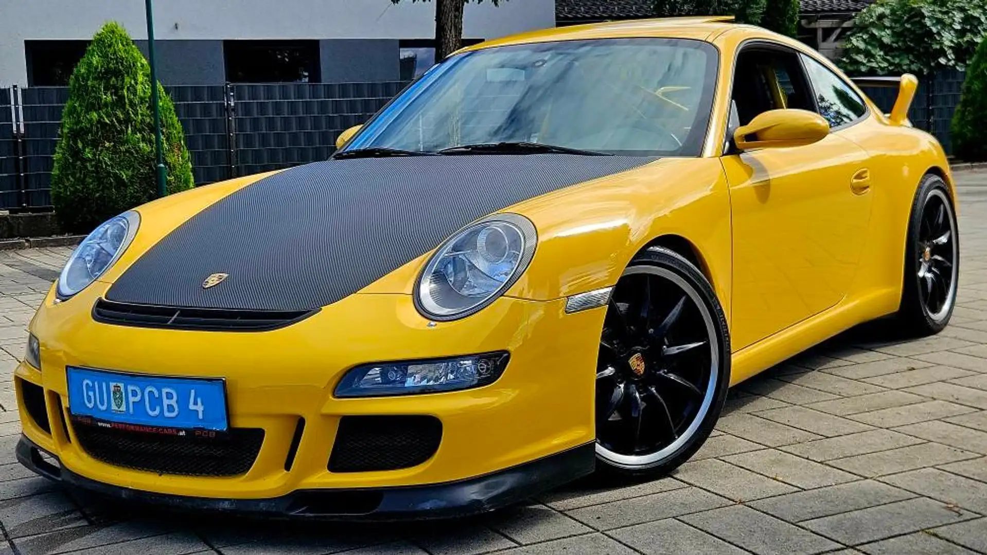 Porsche 997 911 GT3 AEROKIT Original Geel - 1