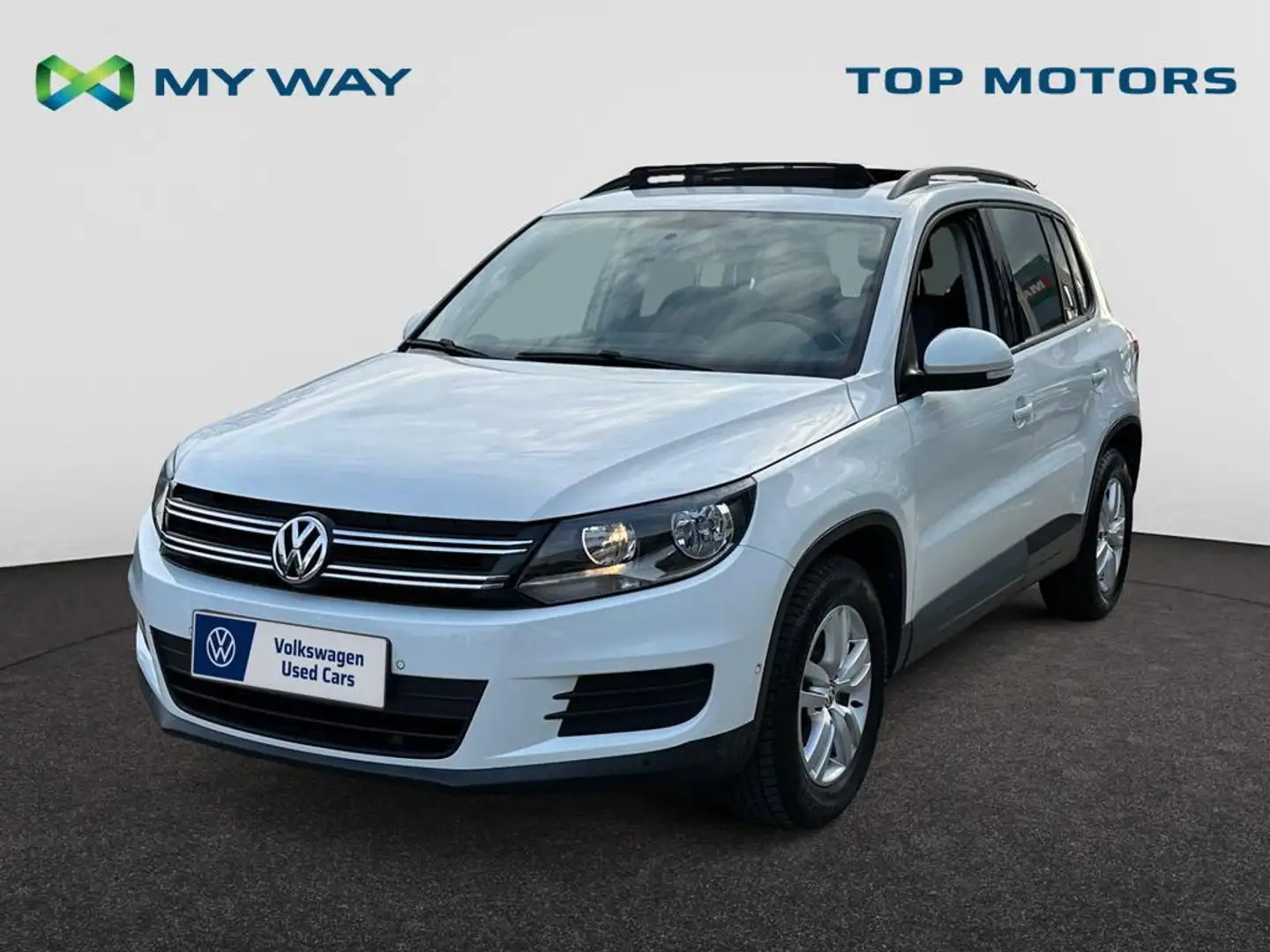 Volkswagen Tiguan PANO DAK*CRUISE CONTROL*BLUETOOTH*MOOIE STAAT Weiß - 1