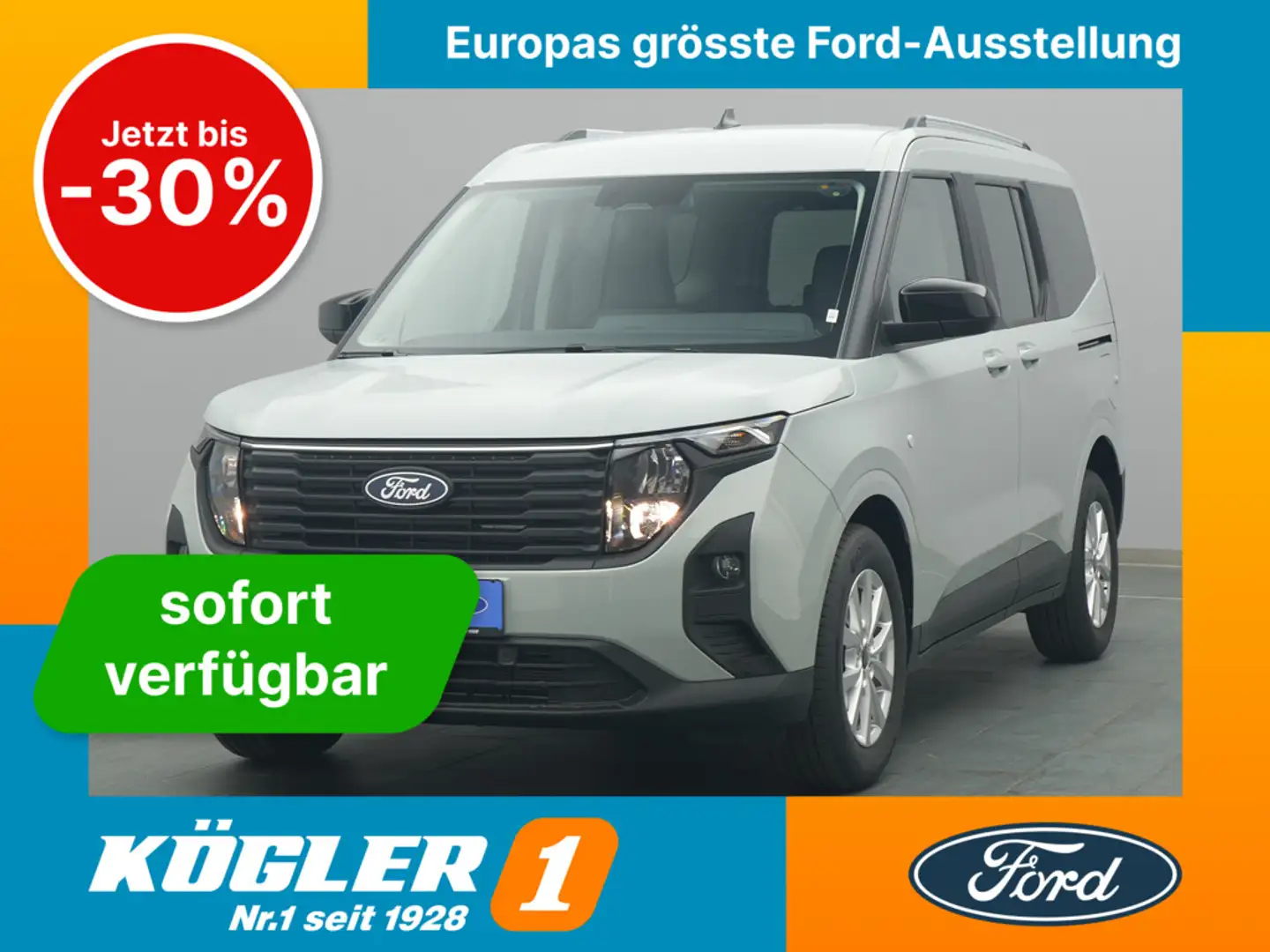 Ford Tourneo Courier Titanium 125PS/Winter-P. Gris - 1