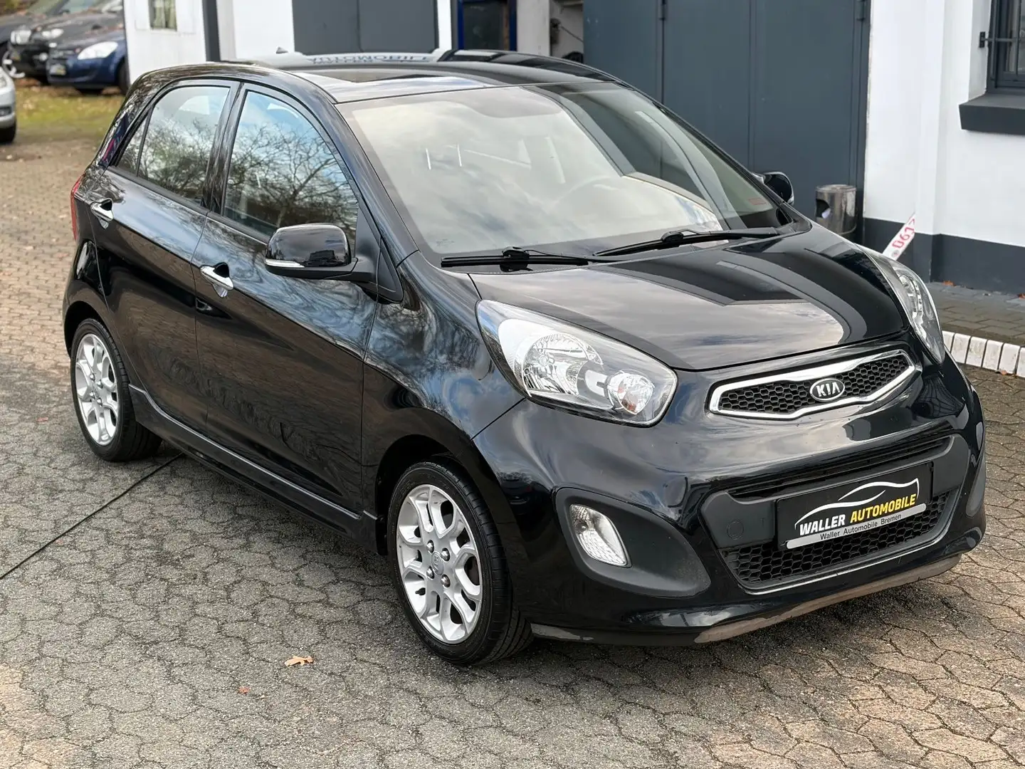 Kia Picanto 1.2 Spirit PDC / UNFALLFREI / EURO 5 Schwarz - 1