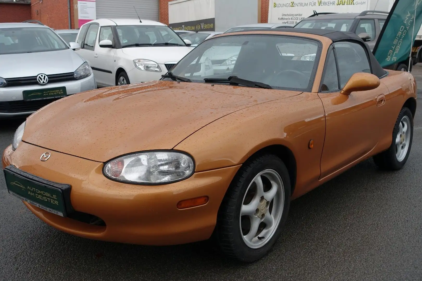 Mazda MX-5 1.6 Impulse//TÜV+SER. NEU//RECARO//HOLZ// Goud - 2