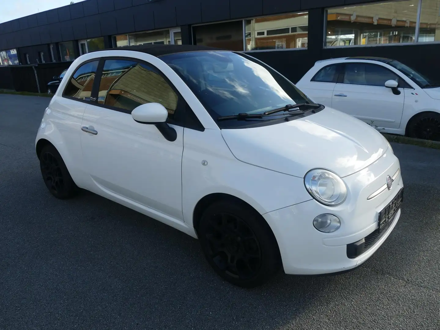 Fiat 500 500 C 0.9 TwinAir Plus Klima Teilleder HU/AU NEU Weiß - 2