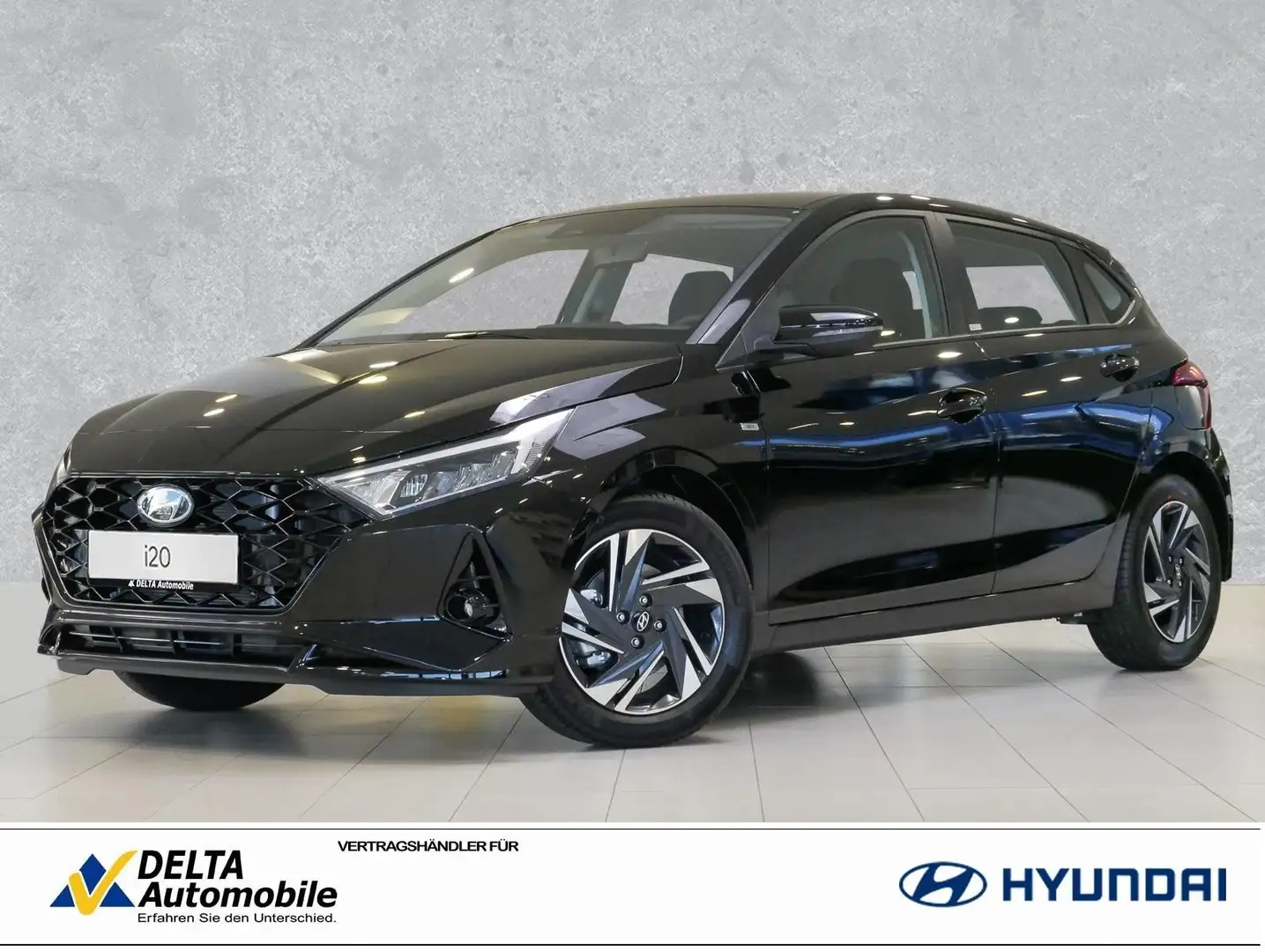 Hyundai i20 1.0 TGDI DCT Trend Voll-LED Carplay Kam Andr Schwarz - 1