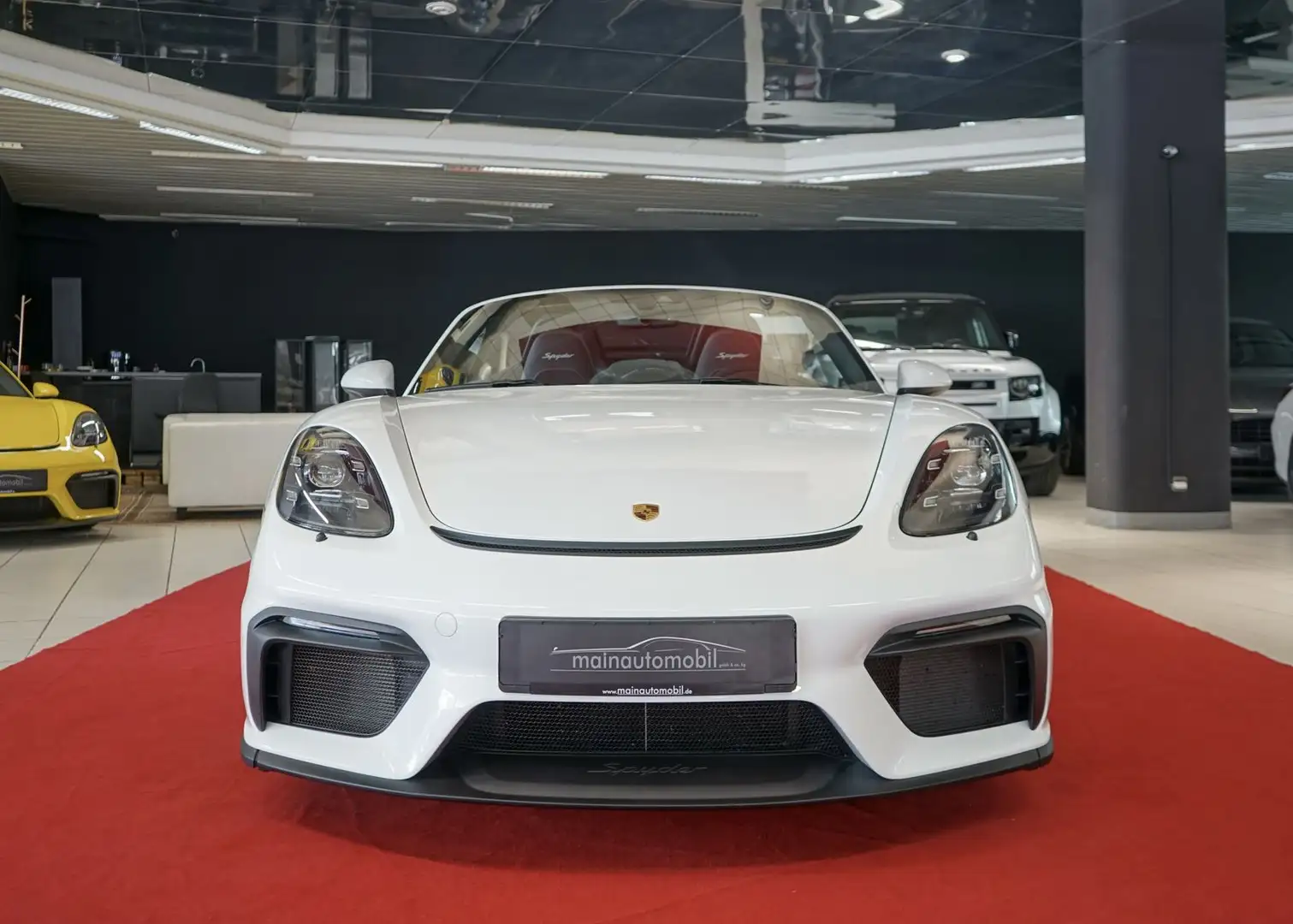 Porsche Boxster 718 Spyder 1.HAND PDLS+ Kamera 18 Wege Weiß - 1