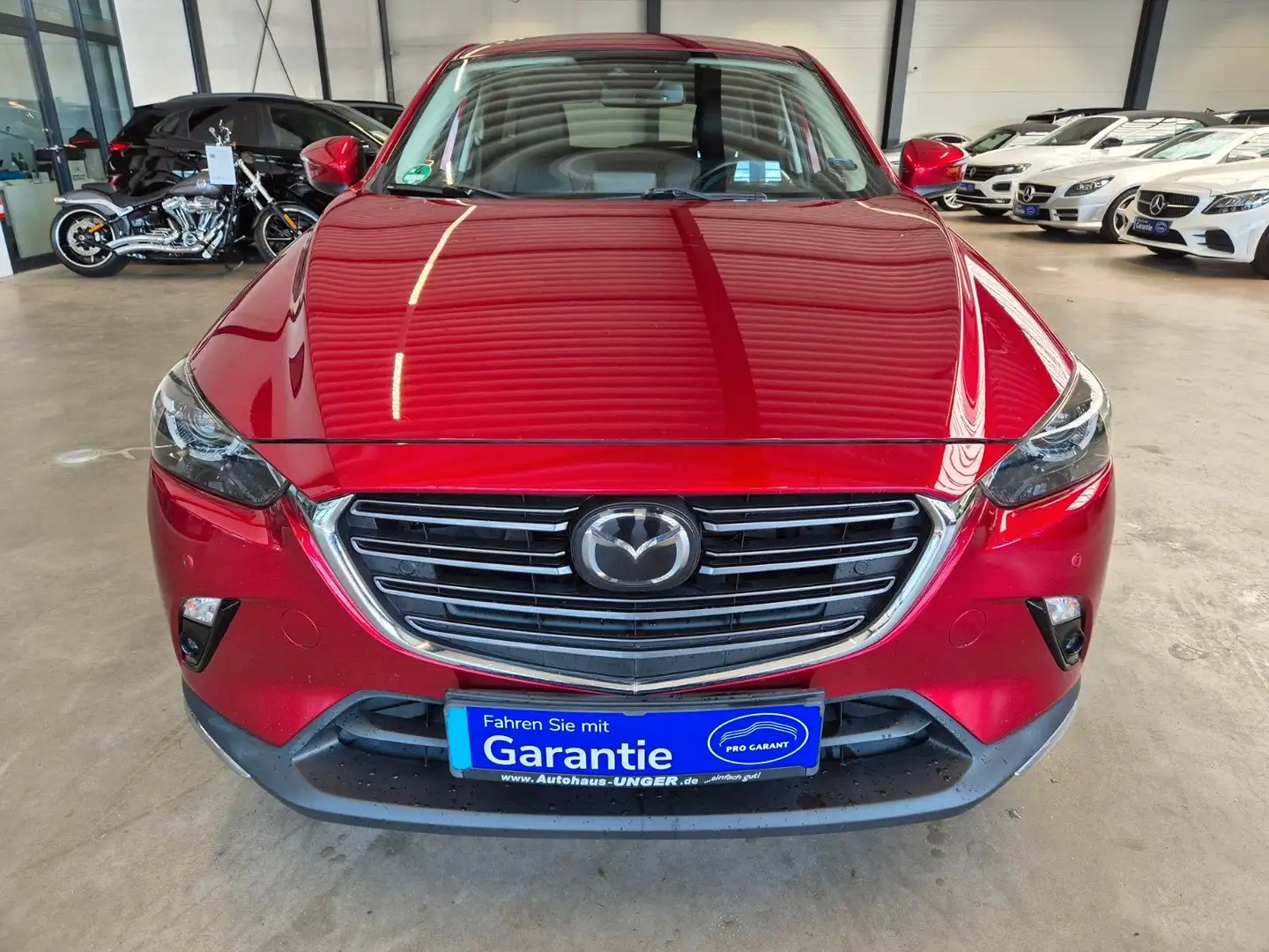 Mazda CX-3 SPORTS-LINE AWD TEILLEDER NAVI CAMERA AHK Rosso - 2