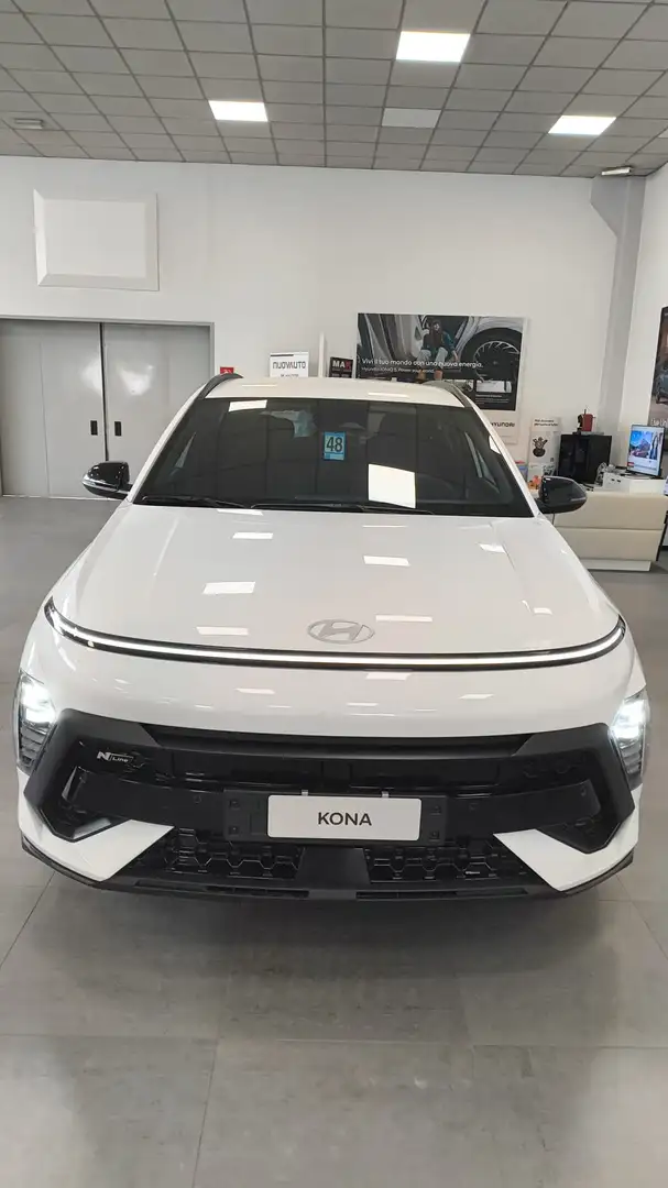 Hyundai KONA Kona 1.6 gdi hev NLine 2wd 138cv dct Weiß - 2