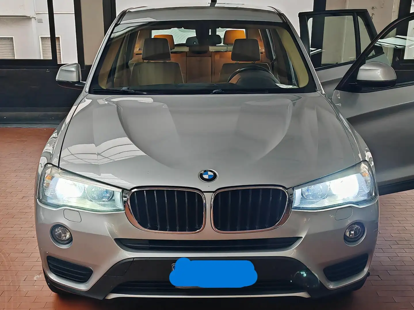 BMW X3 X3 xdrive20d auto Argento - 1