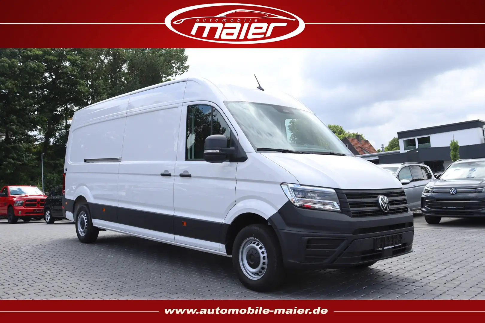 Volkswagen Crafter Kasten 35 lang Hochdach-NAV-LED-KAM-3Si. Blanc - 1