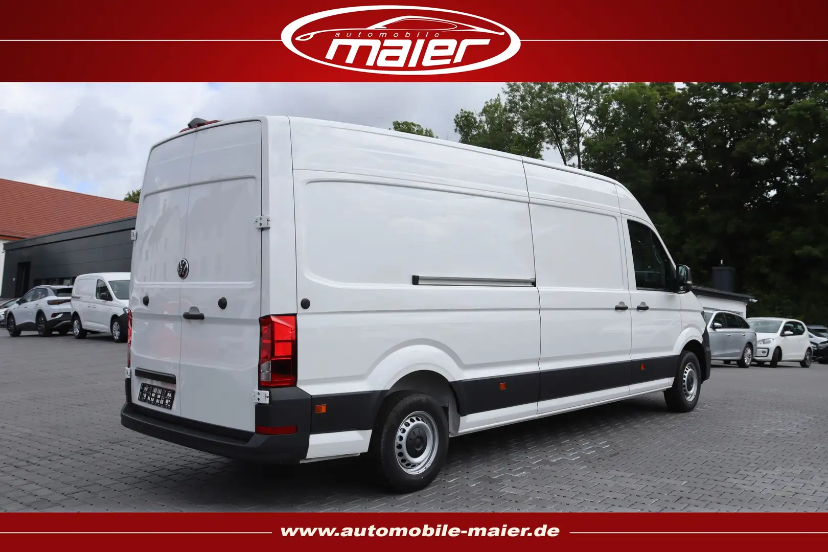 Volkswagen Crafter Kasten 35 lang Hochdach-NAV-LED-KAM-3Si. Blanc - 2