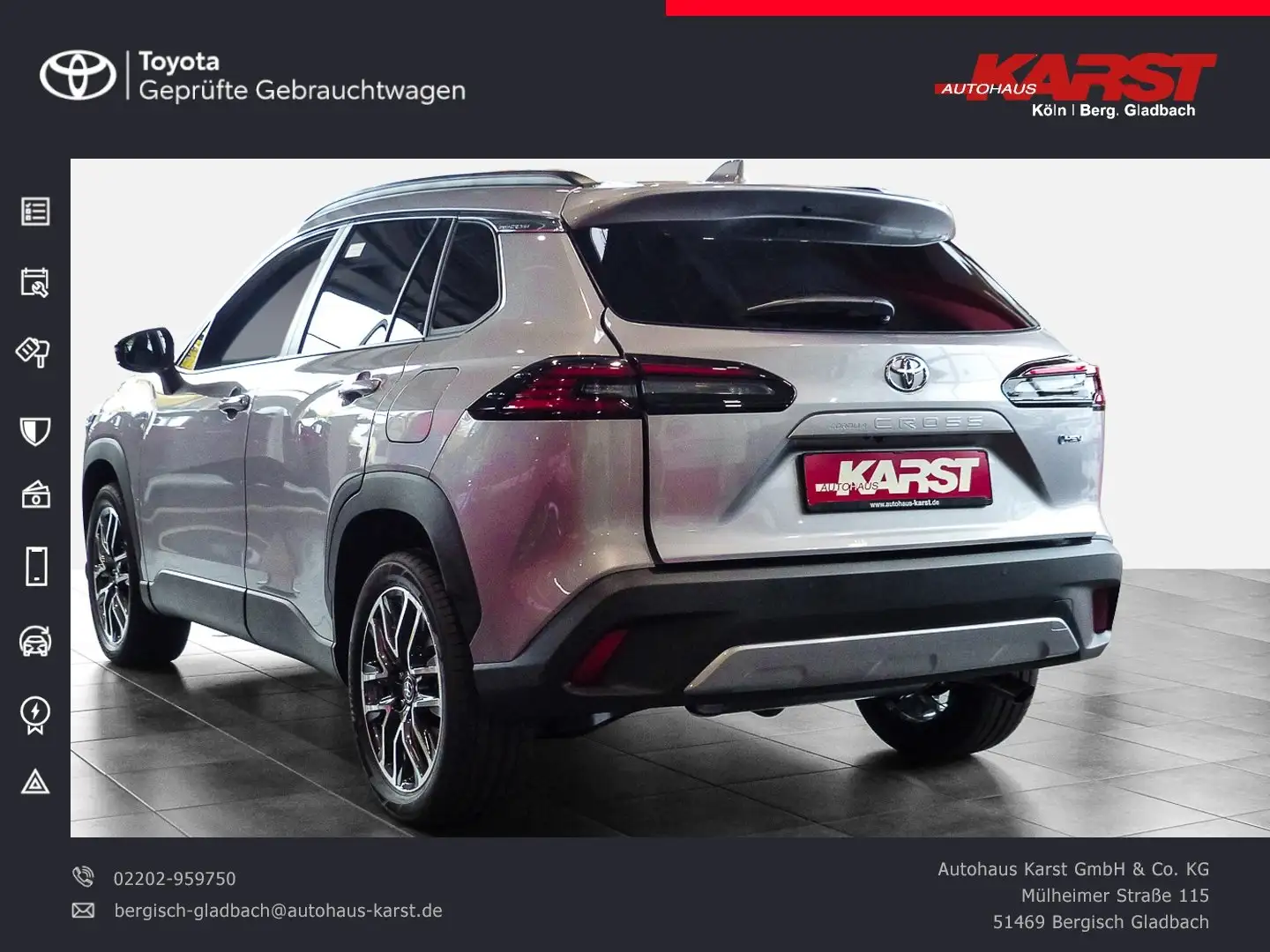 Toyota Corolla Cross 2.0 Teamplayer 4x2 Argento - 2