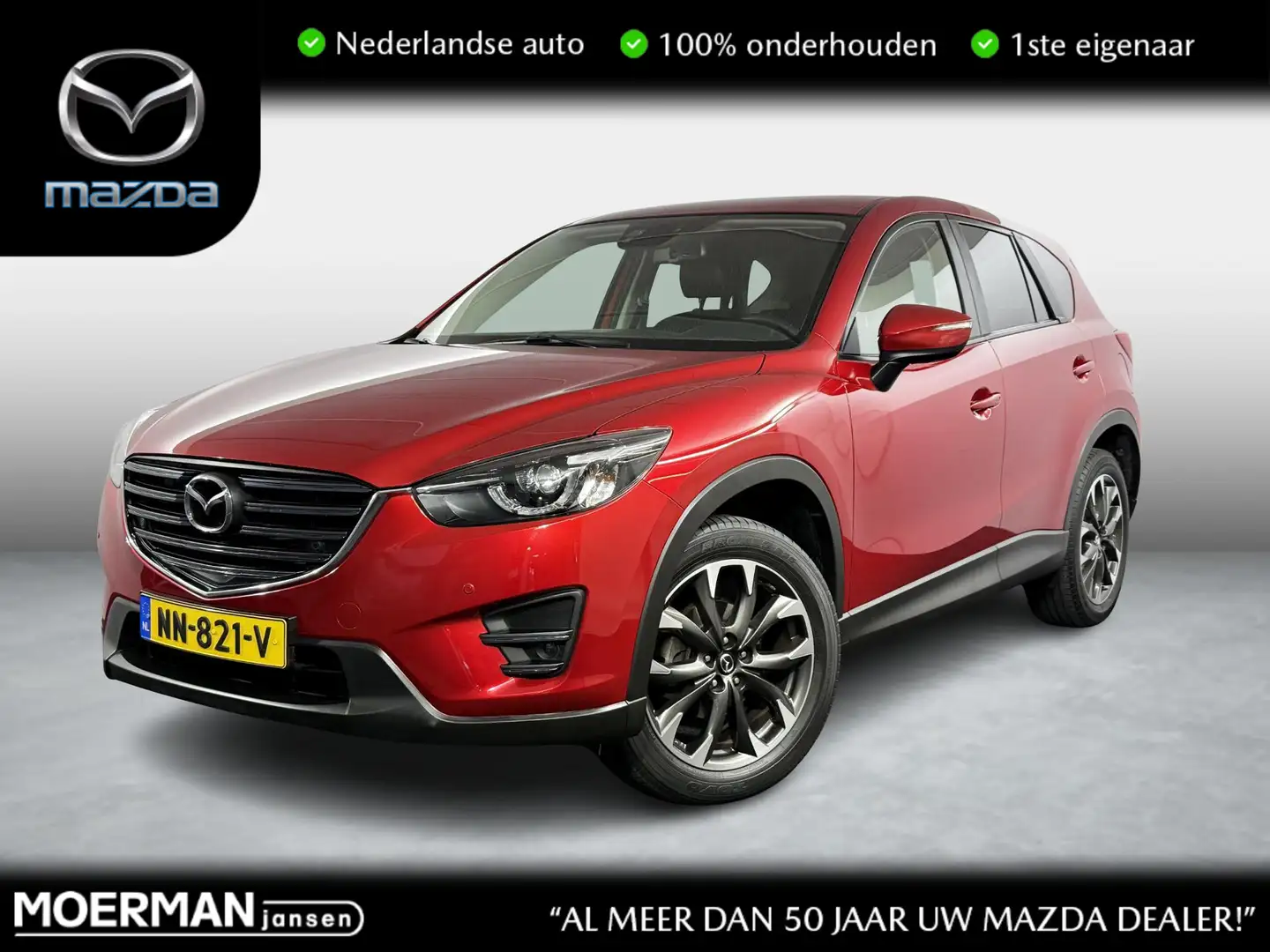 Mazda CX-5 2.0 SkyActiv-G 165 GT-M Line / NL auto / 1e eig / Rood - 1
