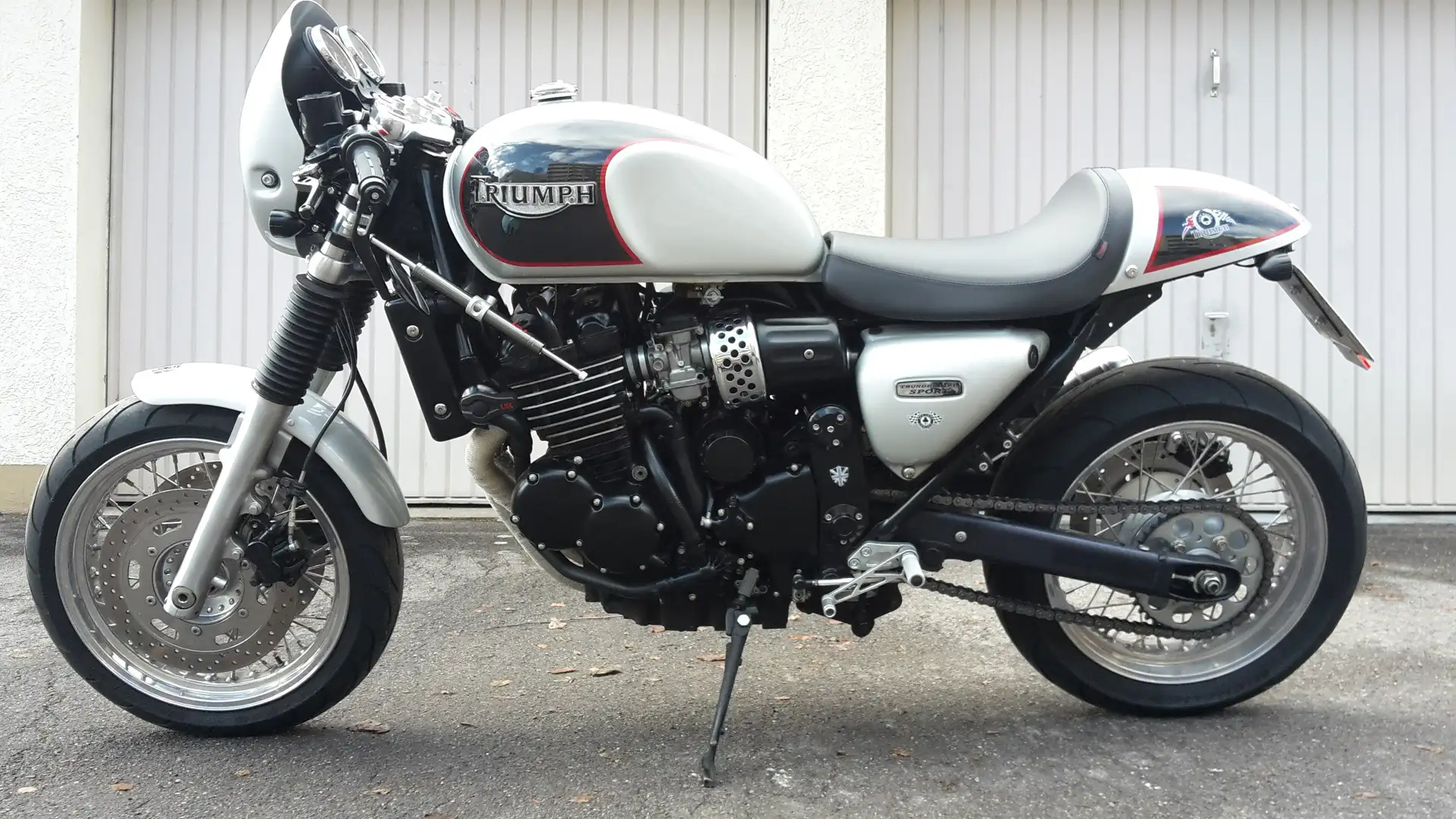 Triumph Thunderbird Sport Cafe Racer Серебристый - 1