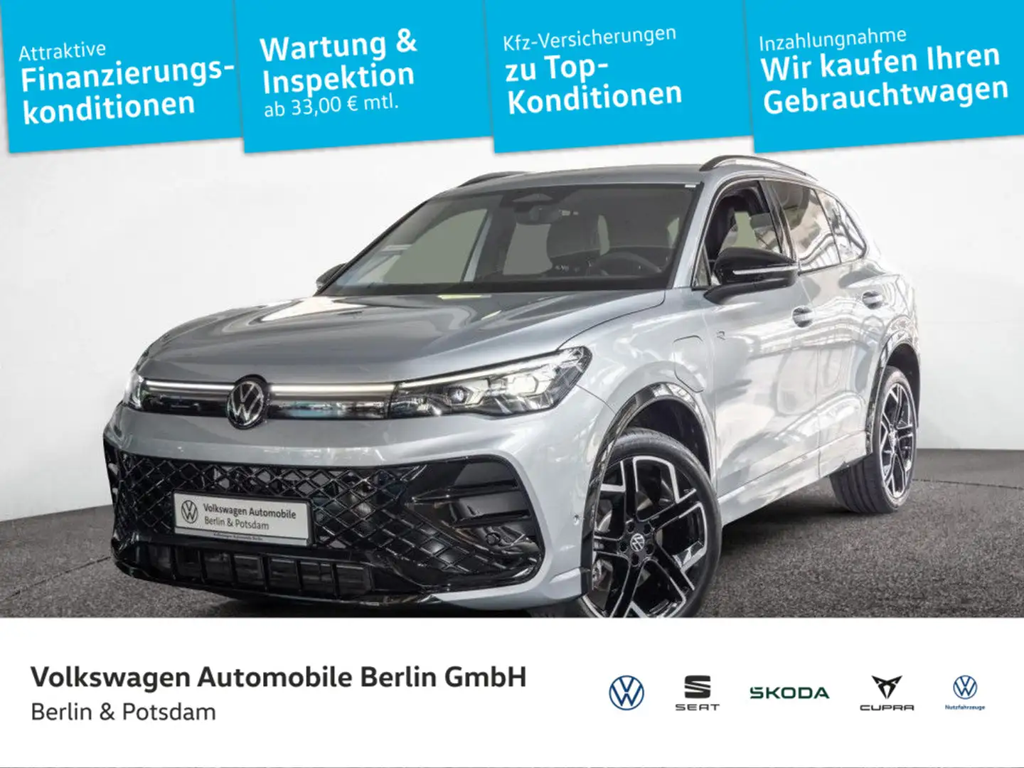 Volkswagen Tiguan 1.5 TSI eHybrid R-Line Black AHK IQ-LED Argento - 1