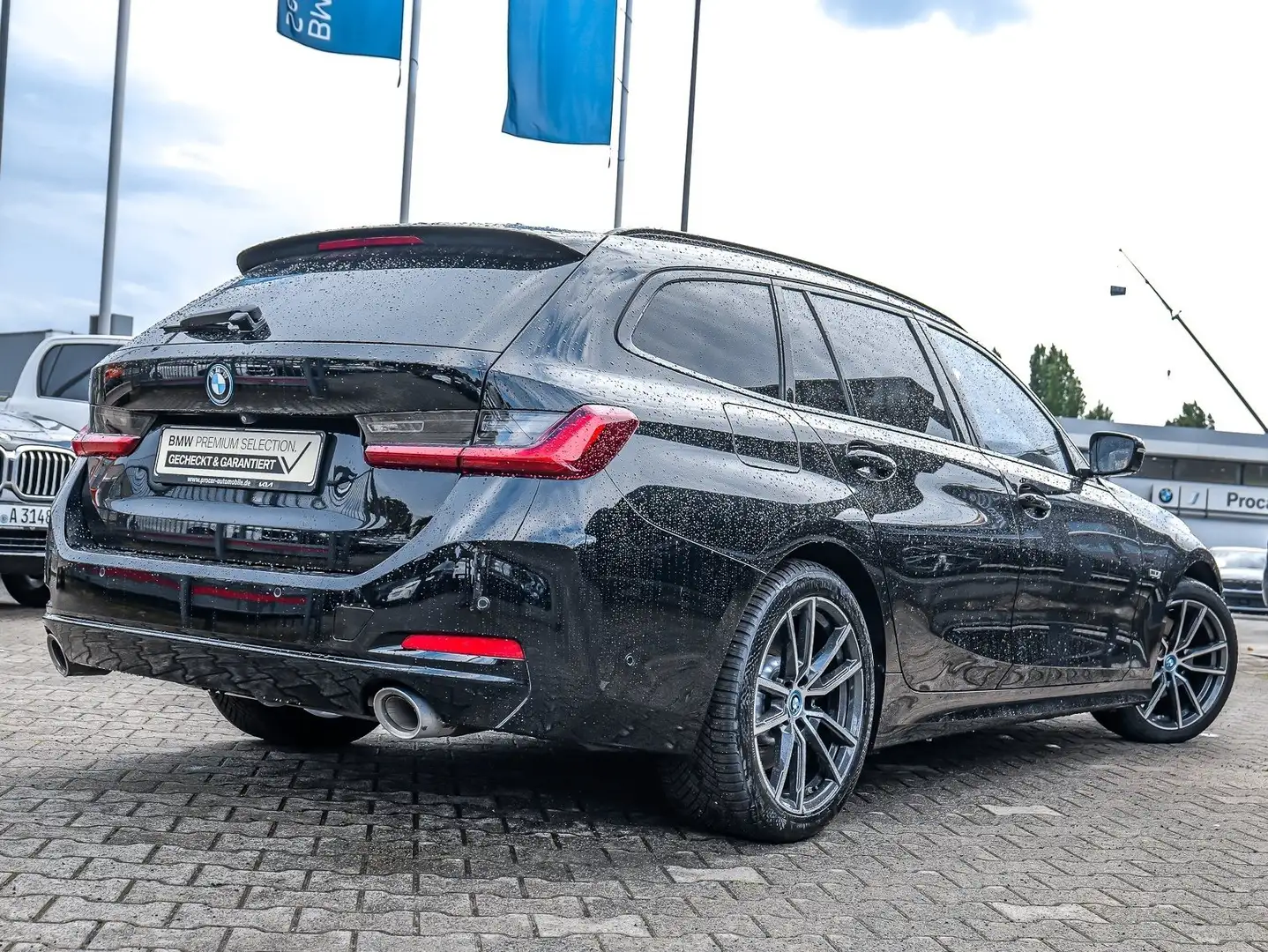 BMW 320 e Touring AHK Pano Widescreen Display LED RFK HiFi Noir - 2