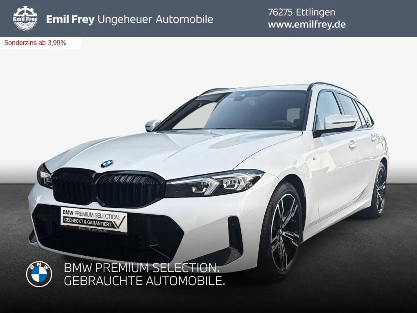 BMW 320 i Touring Aut. Weiß - 1