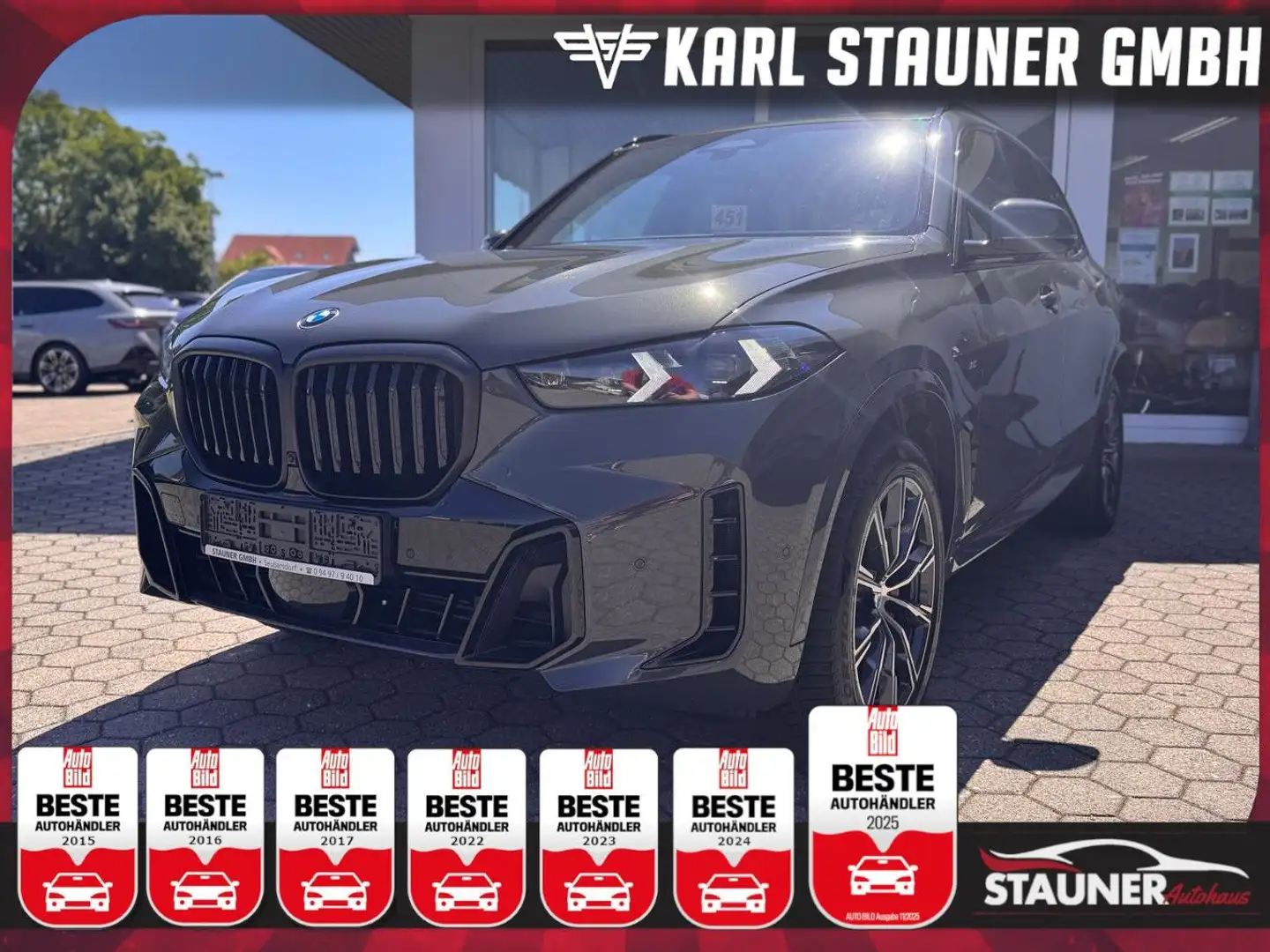 BMW X5 30d xDrive M-Sport-Pro SITZBEL 360°KAM MEMORY Gris - 1