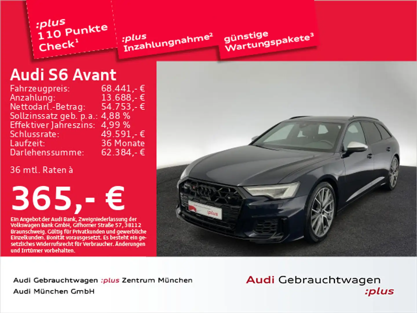Audi S6 TDI AHK/Kameras/B&O/Matrix Bleu - 1