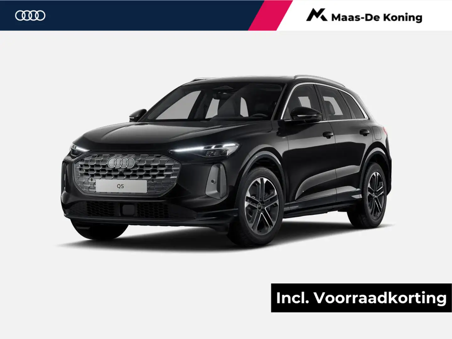 Audi Q5 2.0 TFSI e-hybrid quattro Advanced edition 299 PK Zwart - 1