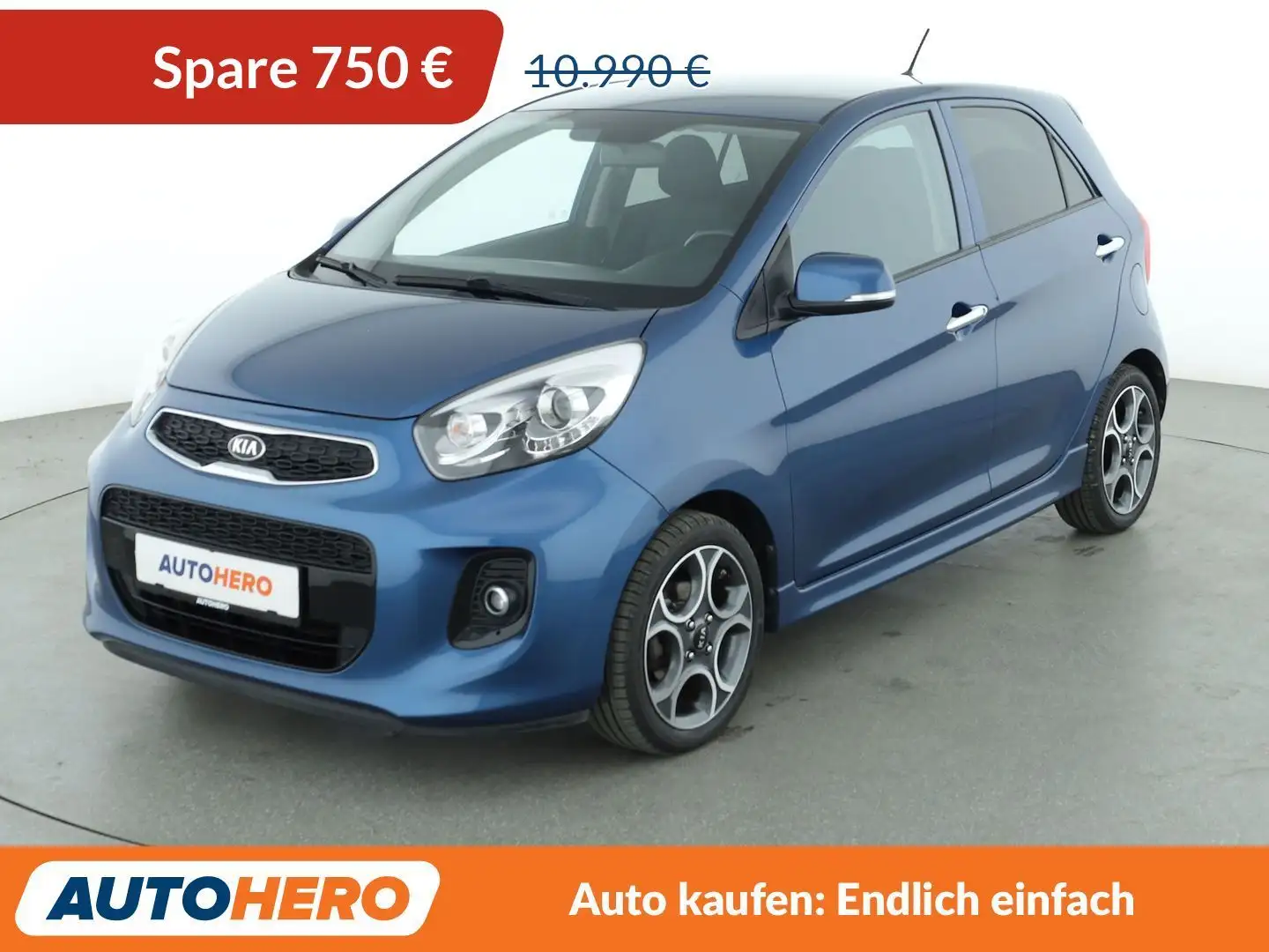 Kia Picanto 1.2 Spirit Aut*SHZ*KLIMA*GARANTIE* Blau - 1