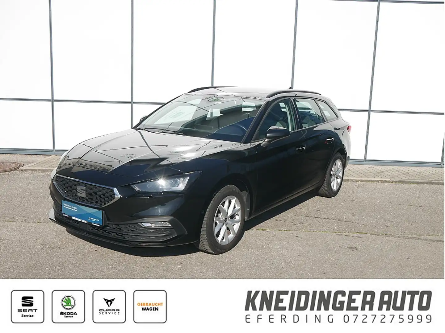 SEAT Leon SP Kombi 1,5 eTSI ACT Style DSG, Navi; App Conn... Schwarz - 1