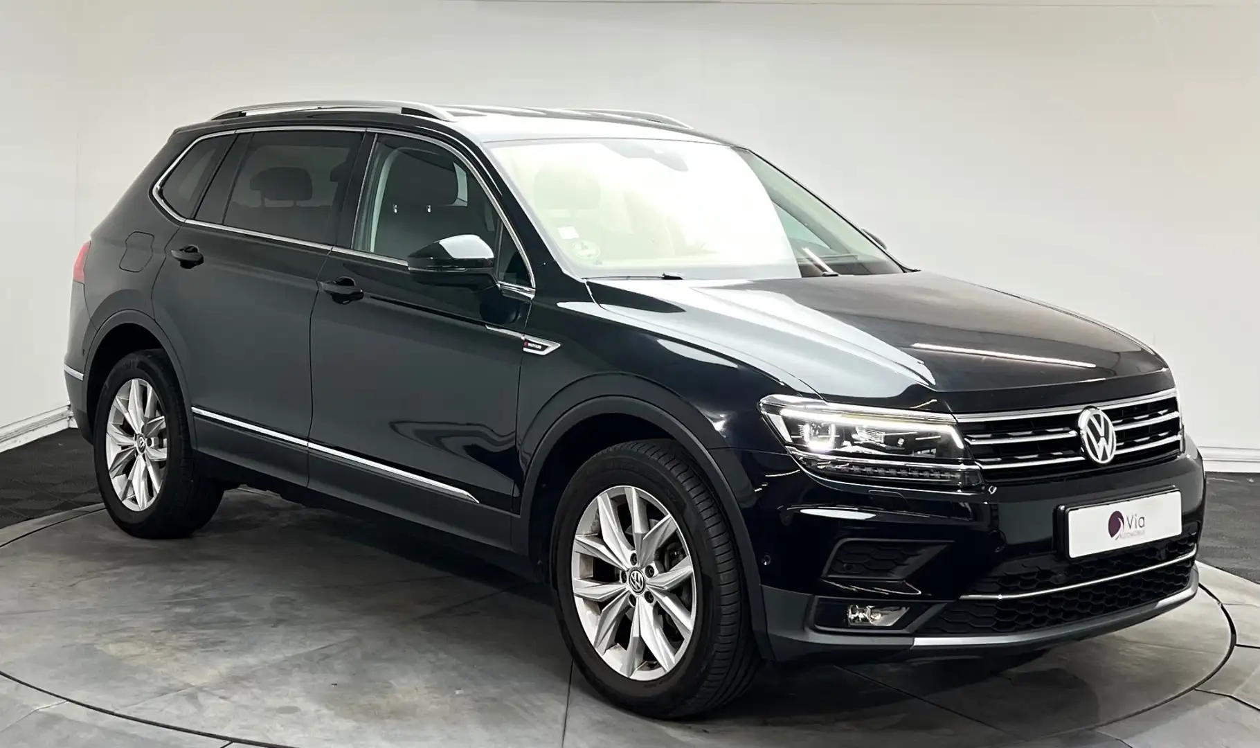Volkswagen Tiguan Allspace 2.0 TDI 150 ch 4Motion Carat 5 pl - Caméra de Recul - Volant Chauffant - Apple Carplay Noir - 2