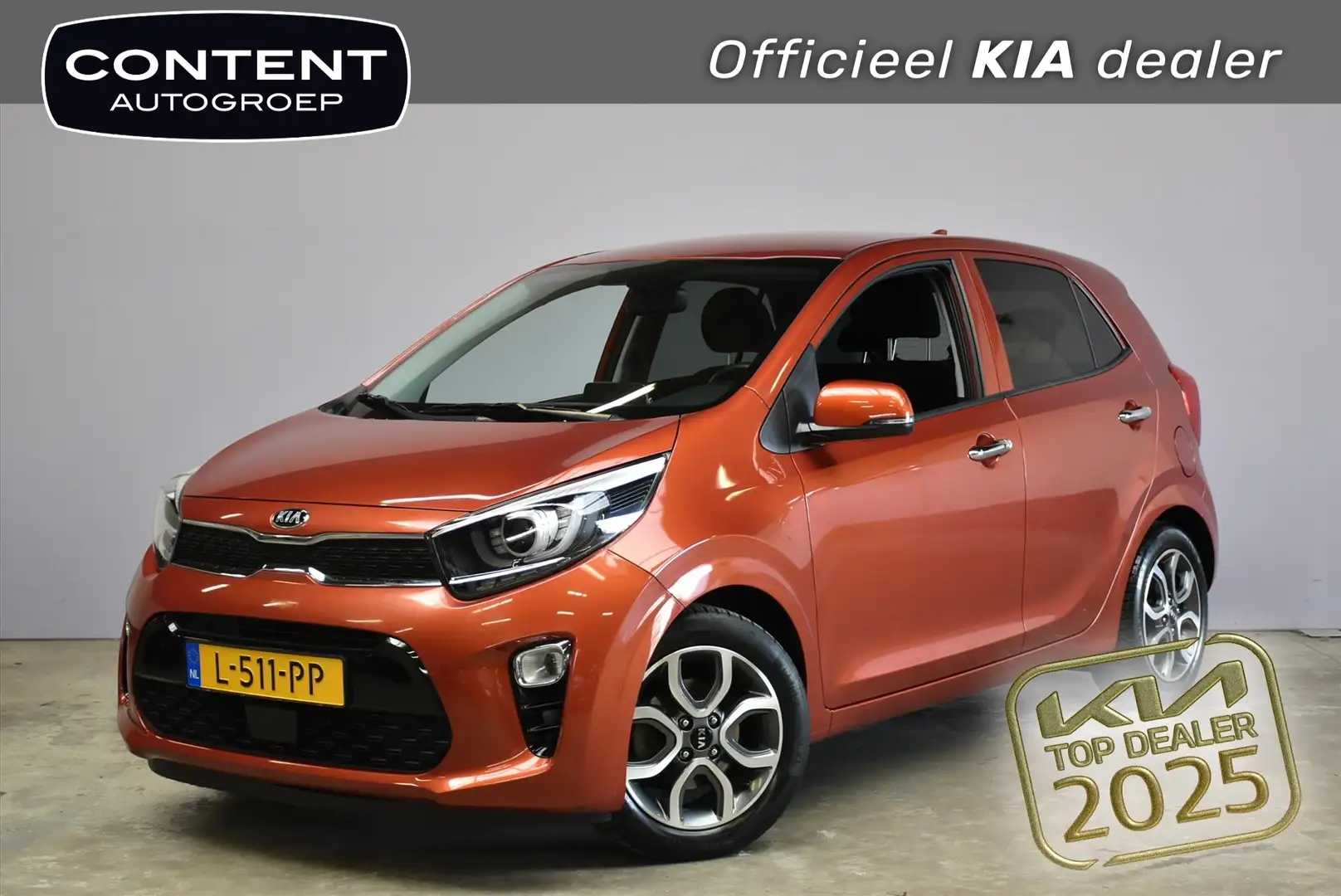 Kia Picanto 1.0 MPi 67pk 4-zits DynamicPlusLine Orange - 1