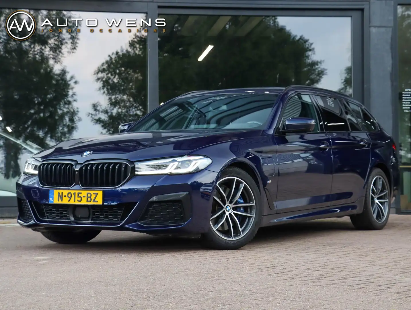 BMW 530 5-serie Touring 530e High Executive M Sport Indivi Bleu - 1