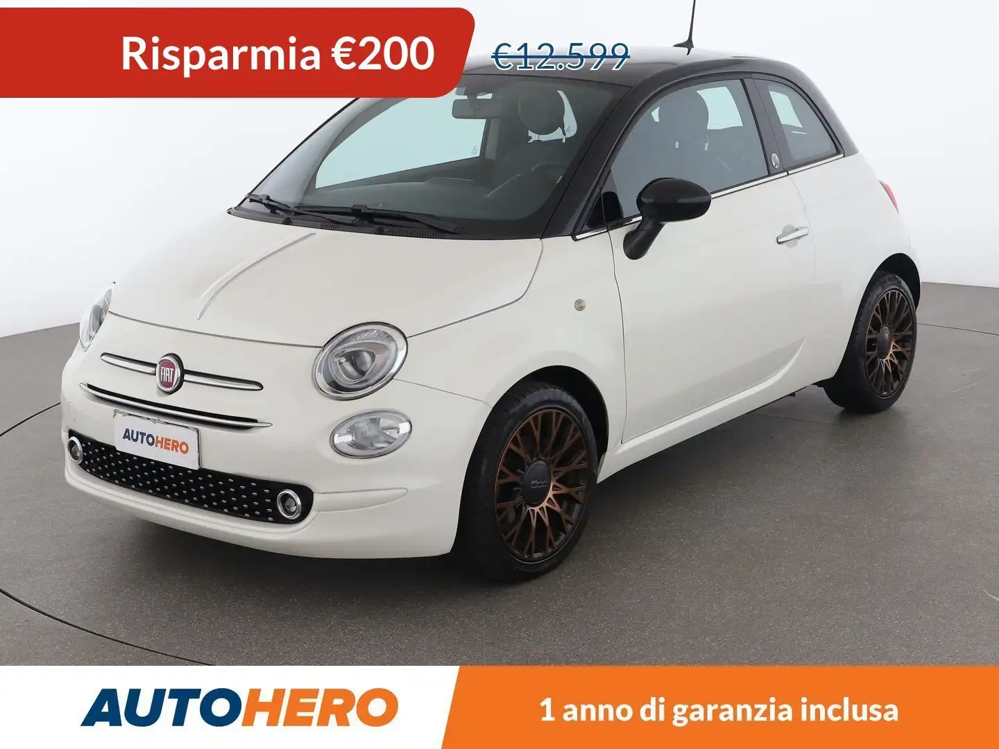 Fiat 500 1.2 120th Blanc - 1