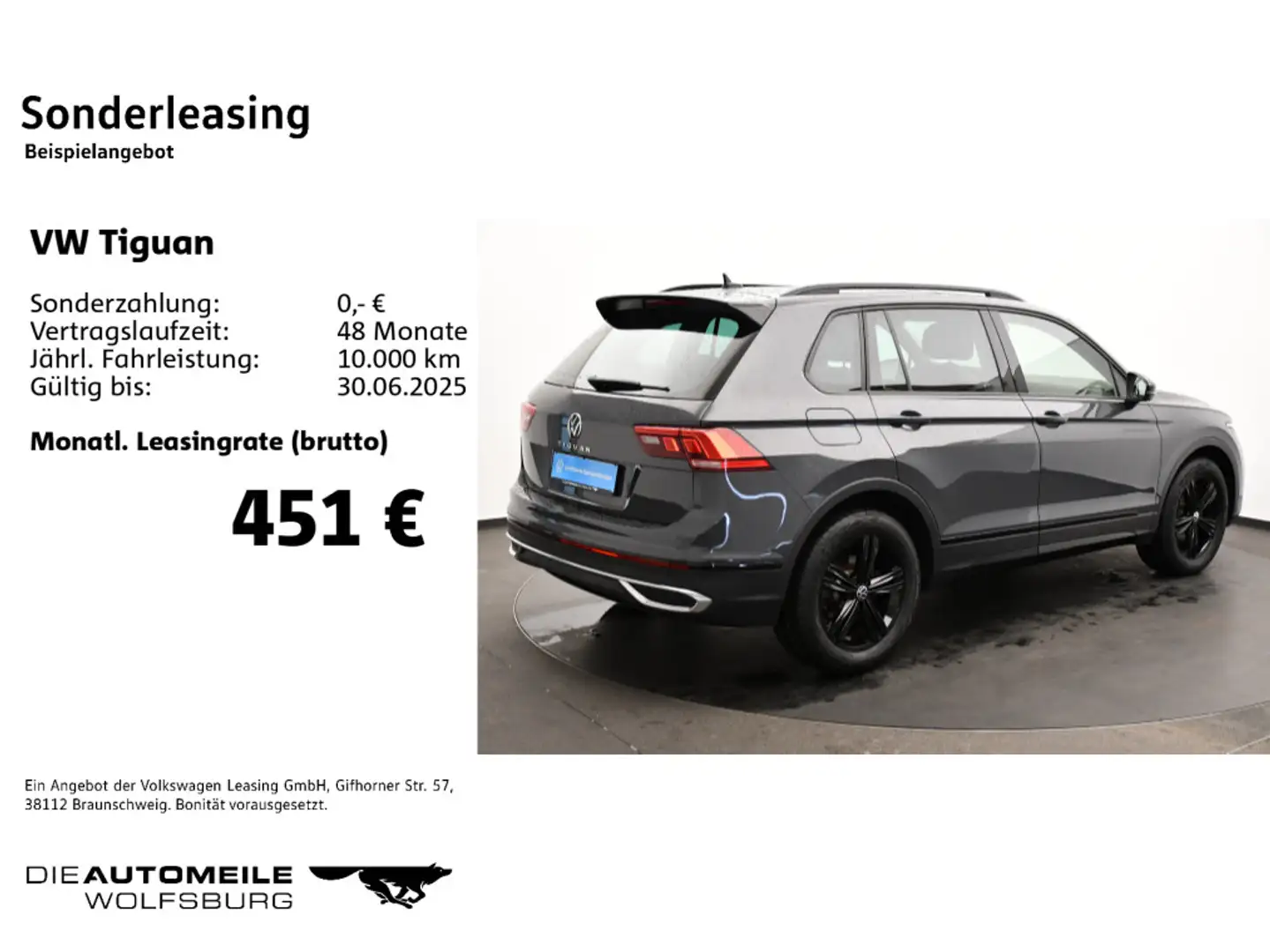 Volkswagen Tiguan 2.0 TDI DSG Urban Sport HeadUp/Matrix/AHK Grau - 2
